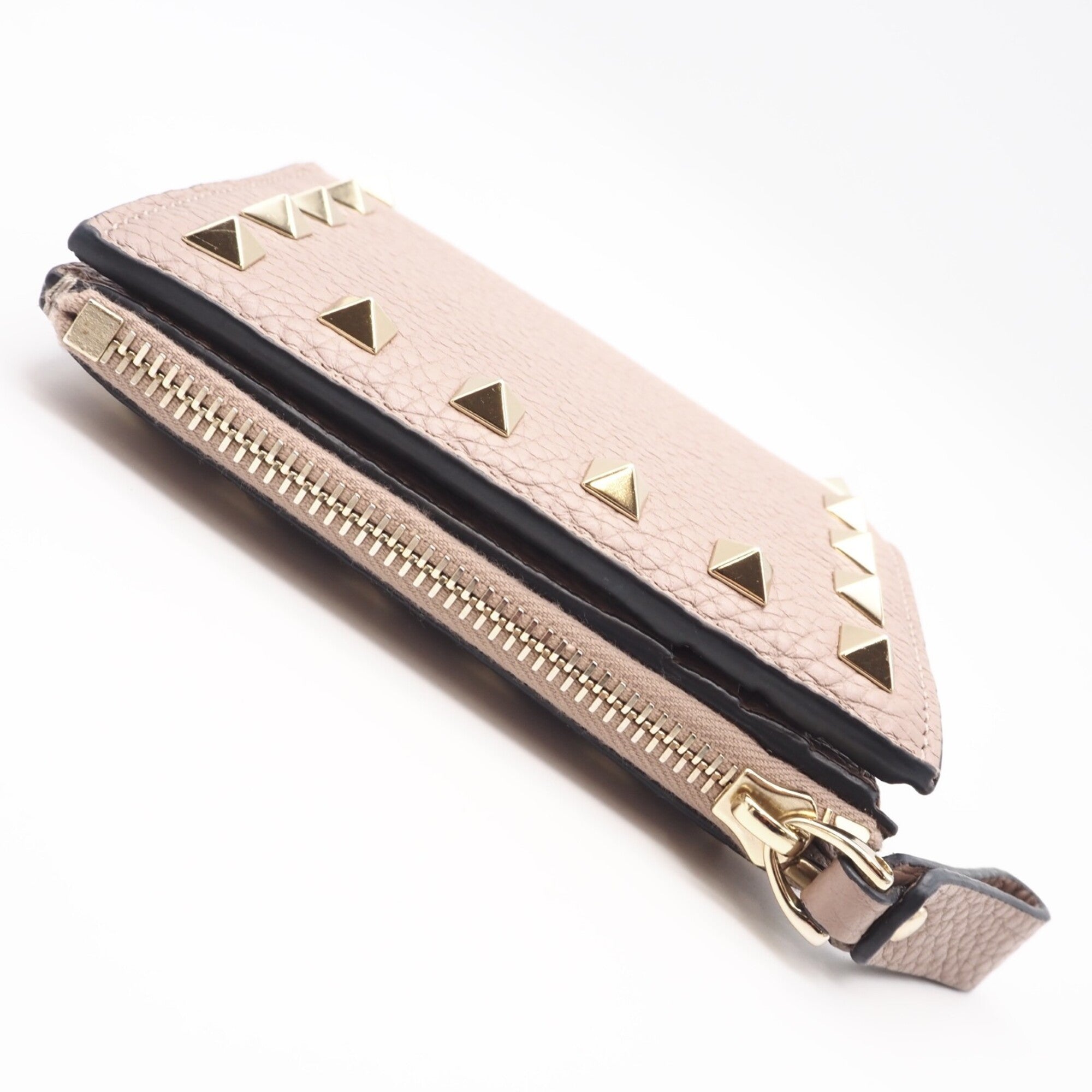 Valentino Beige Leather Wallet (Bi-Fold) (Pre-Owned)