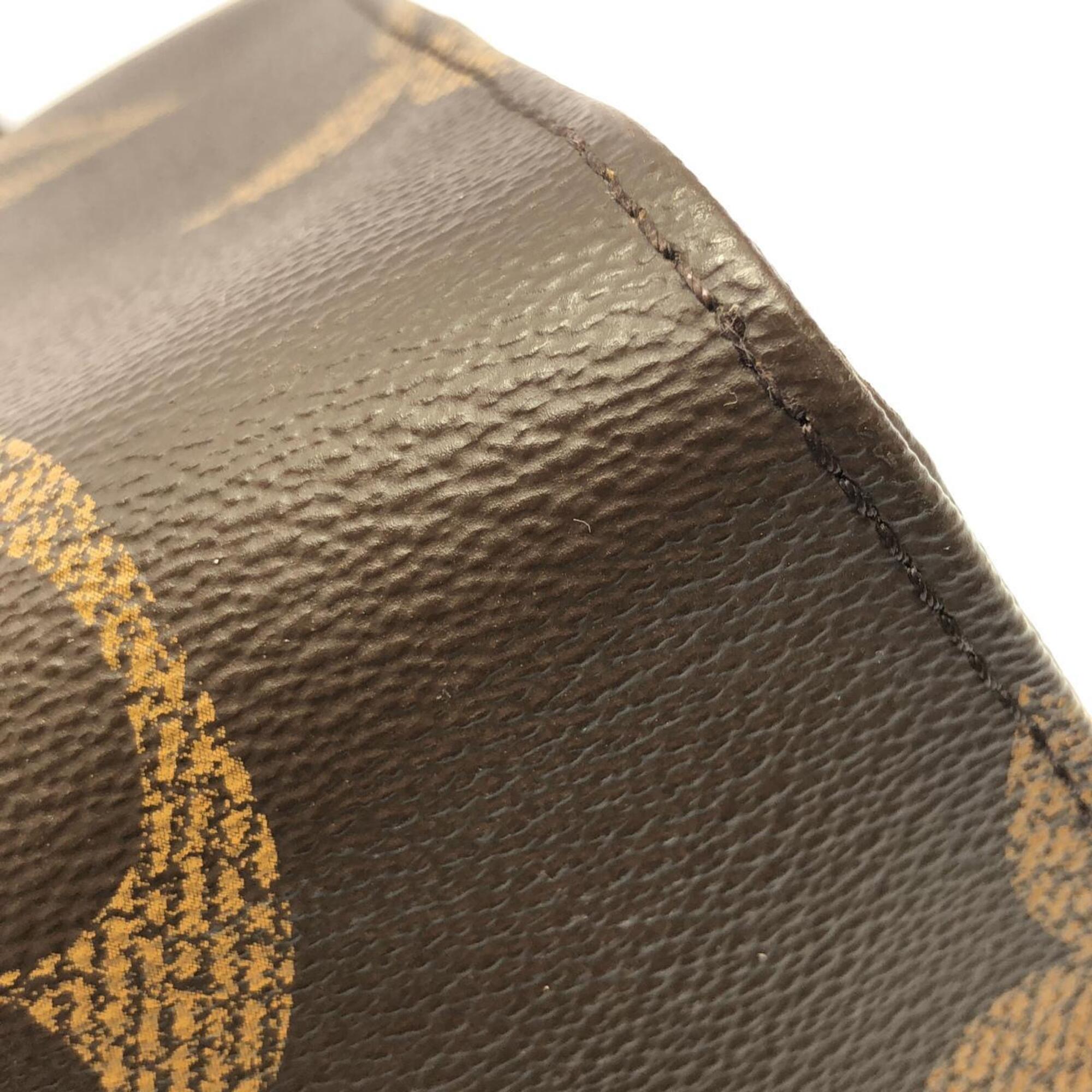 Louis Vuitton Marron Coated Canvas Handbag (Pre-Owned)