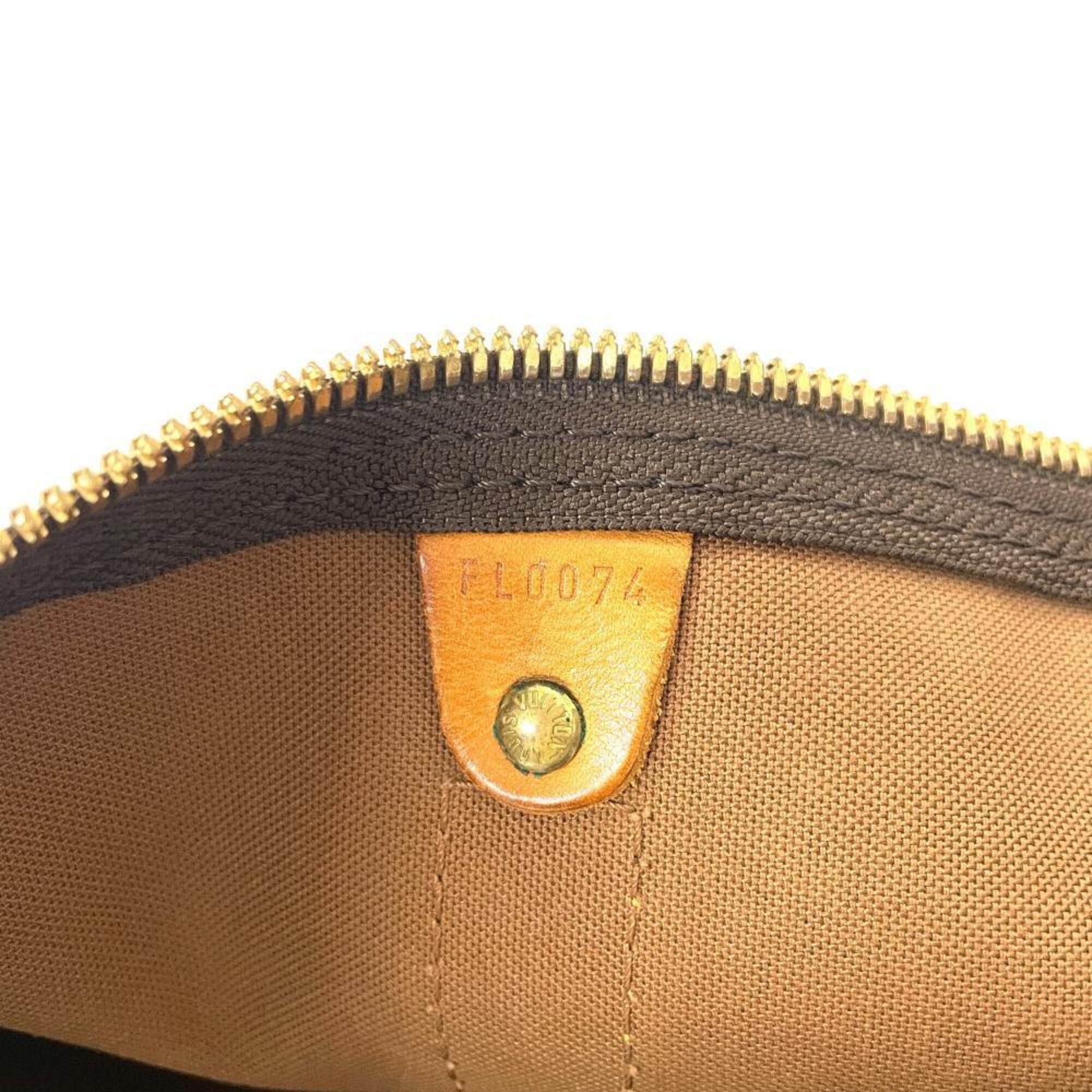 Louis Vuitton Brown Monogram Canvas Boston Bag (Pre-Owned)