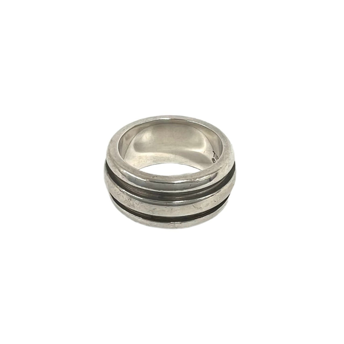 Tiffany Silver Silver 925 Band Ring (Pre-Owned)