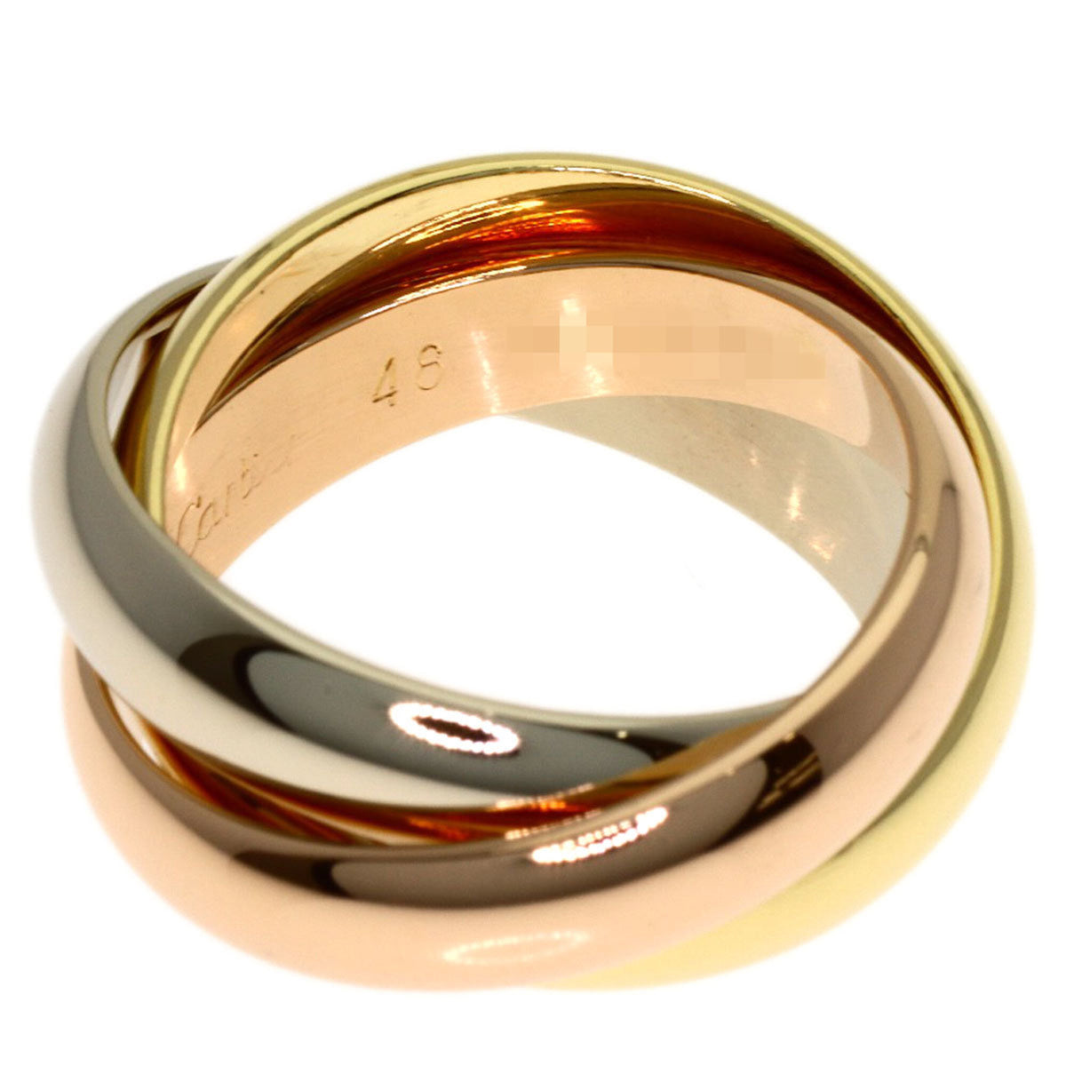 Cartier Yellow Gold (18K) Pink Gold (18K) White Gold (18K) Band Ring (Pre-Owned)
