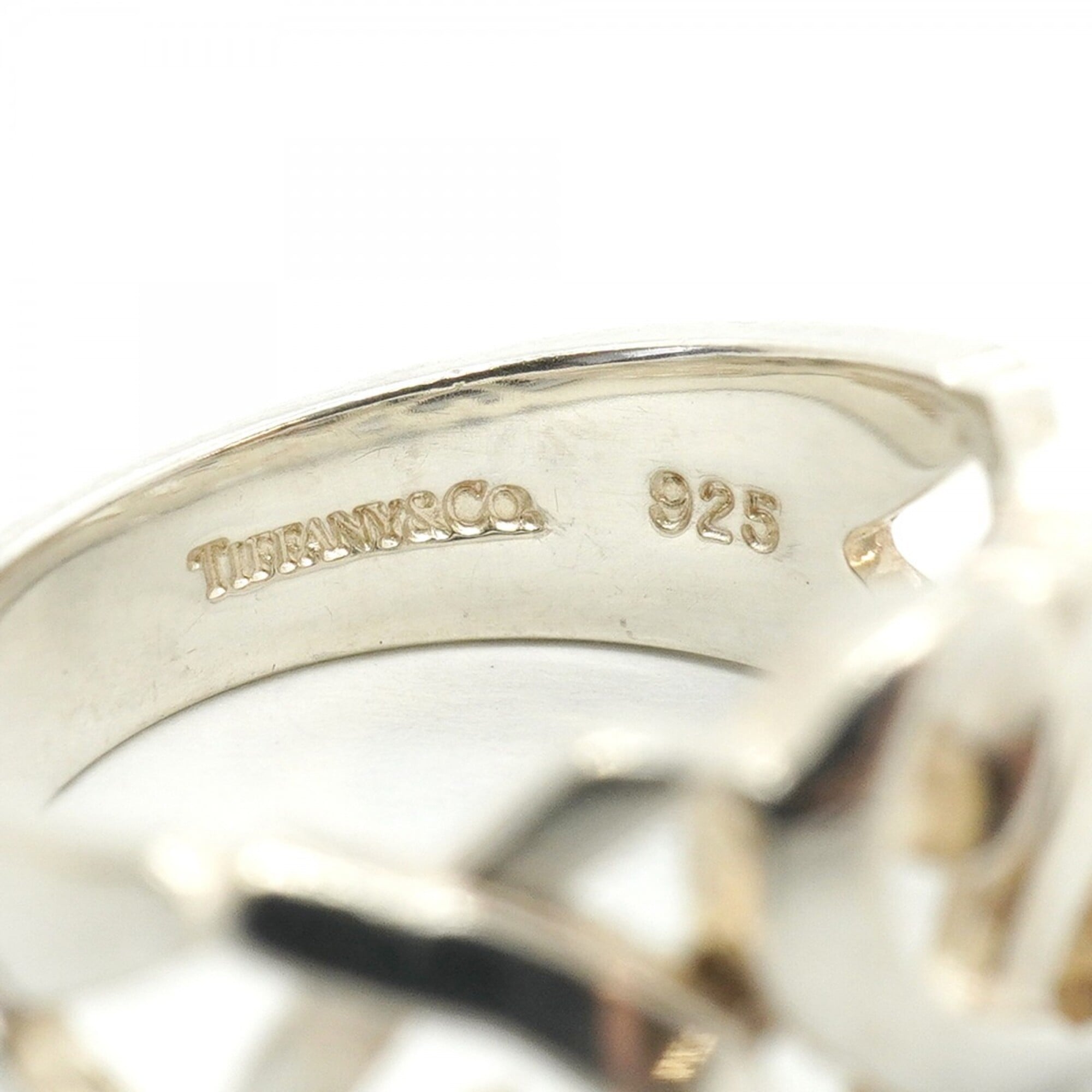 Tiffany Silver 925 Band Ring (Pre-Owned)