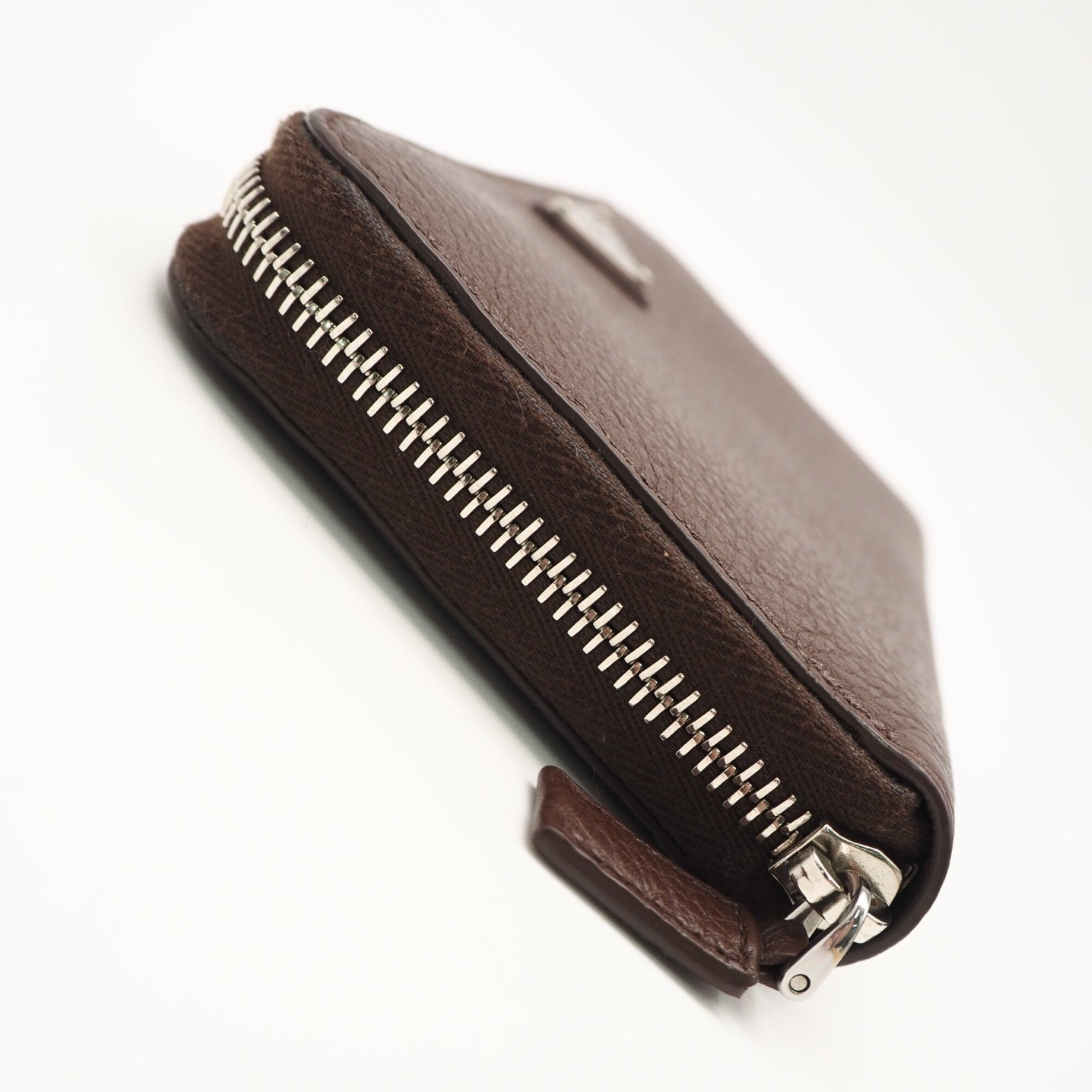 Prada Brown Leather Long Wallet (Bi-Fold) (Pre-Owned)