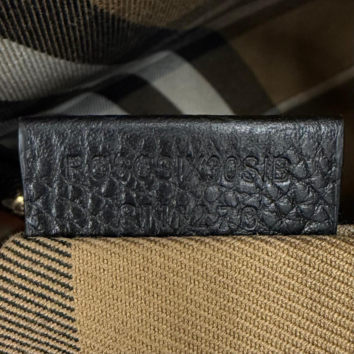Burberry Black Leather Handbag (Pre-Owned)