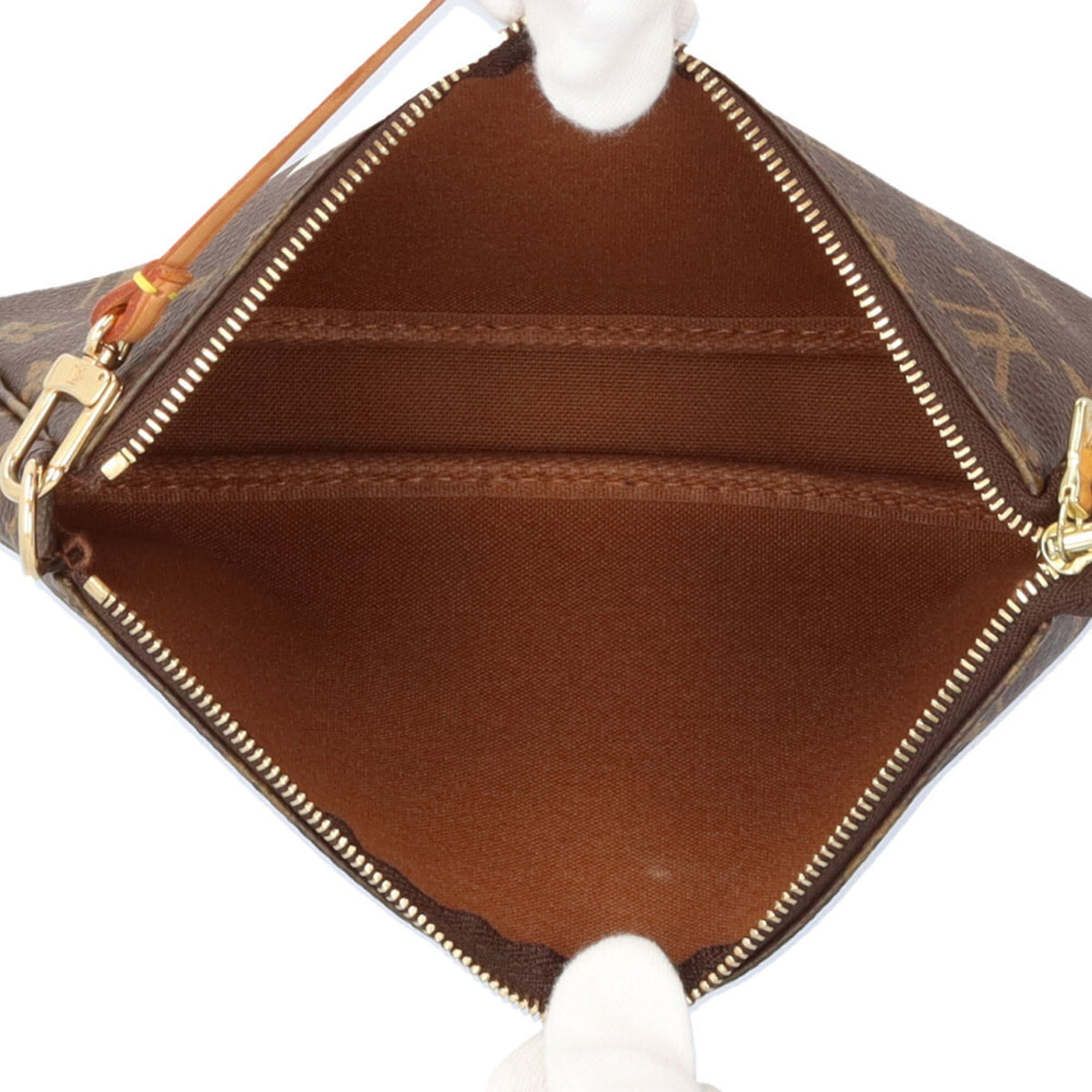 Louis Vuitton Brown Monogram Canvas Handbag (Pre-Owned)
