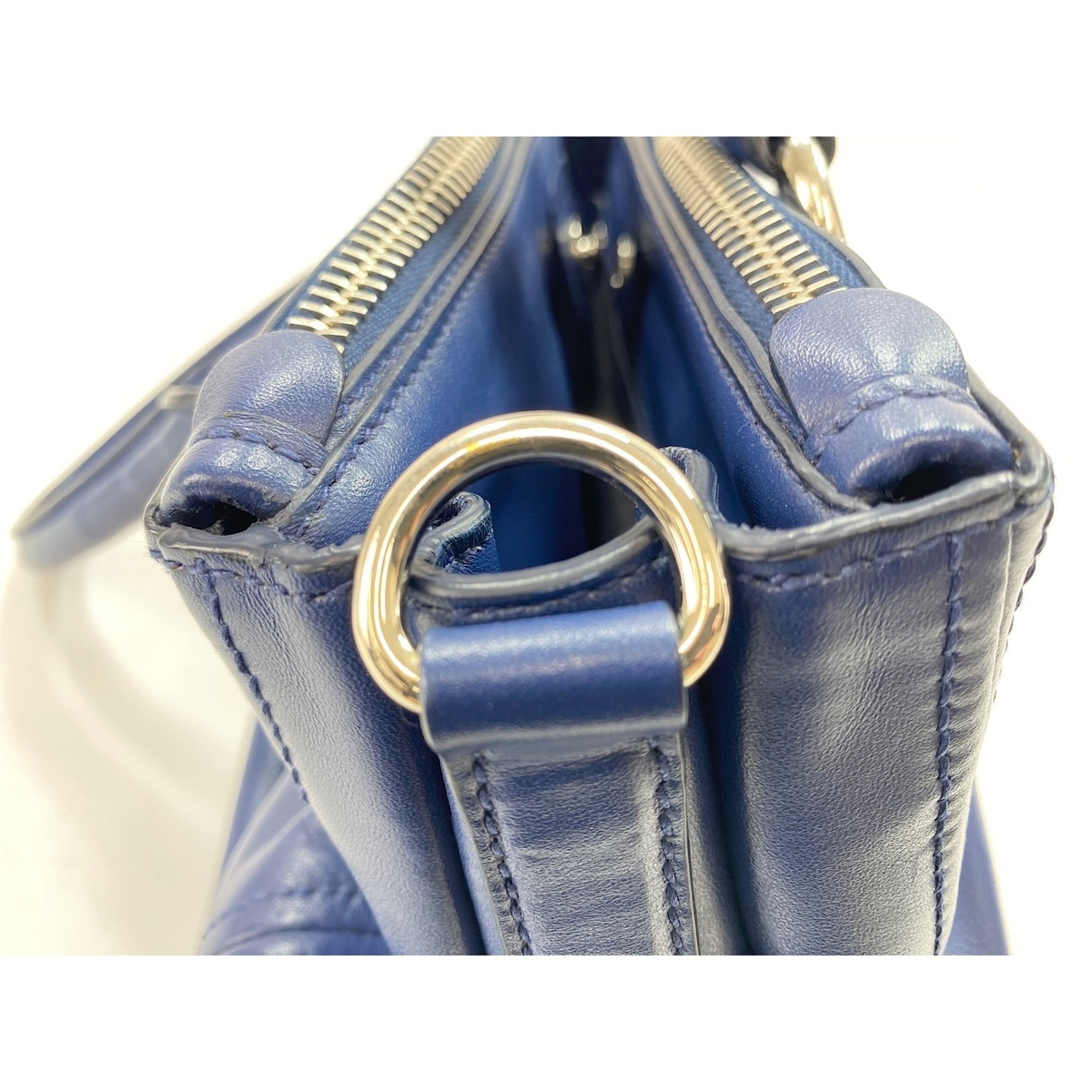 Prada Blue Handbag (Pre-Owned)