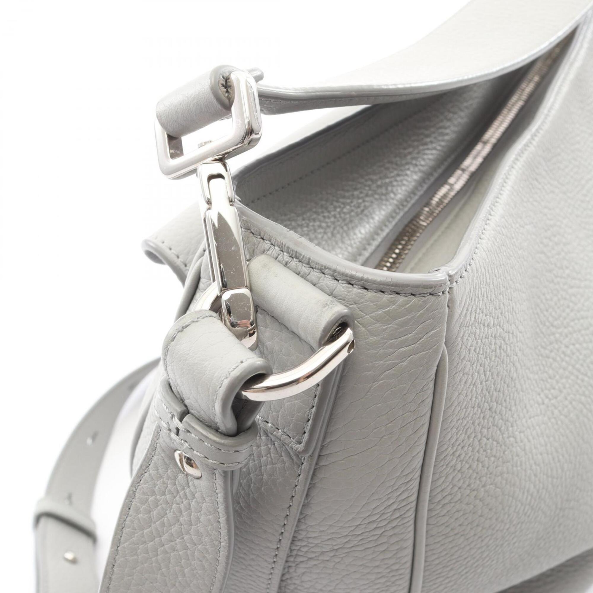 Christian Dior Blue Leather Handbag Saddle Bag (Pre-Owned)