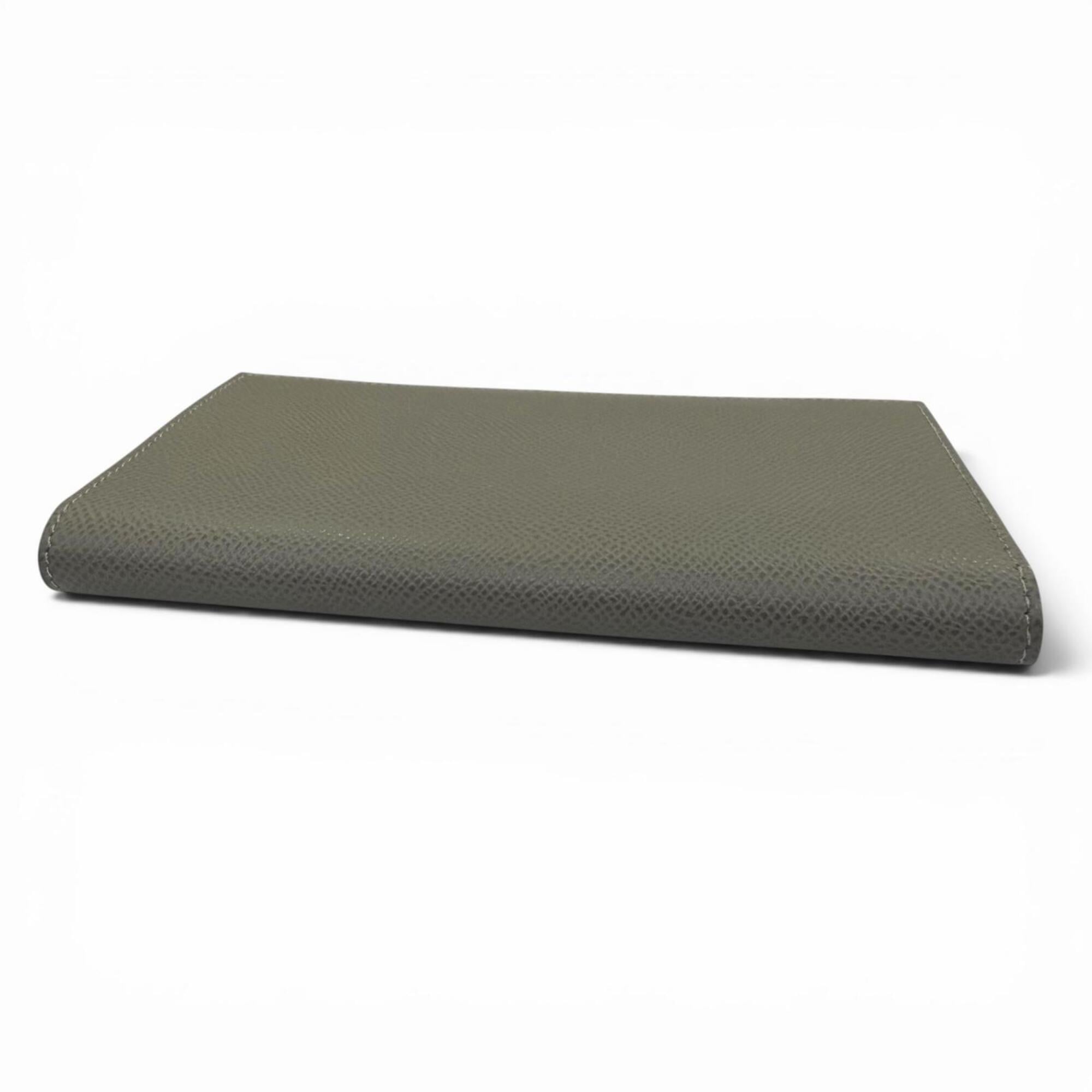 Hermes Epsom Leather Long Wallet (Bi-Fold) (Pre-Owned)