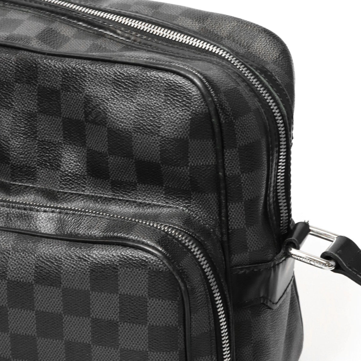 Louis Vuitton Black Damier Graphite Shoulder Bag (Pre-Owned)