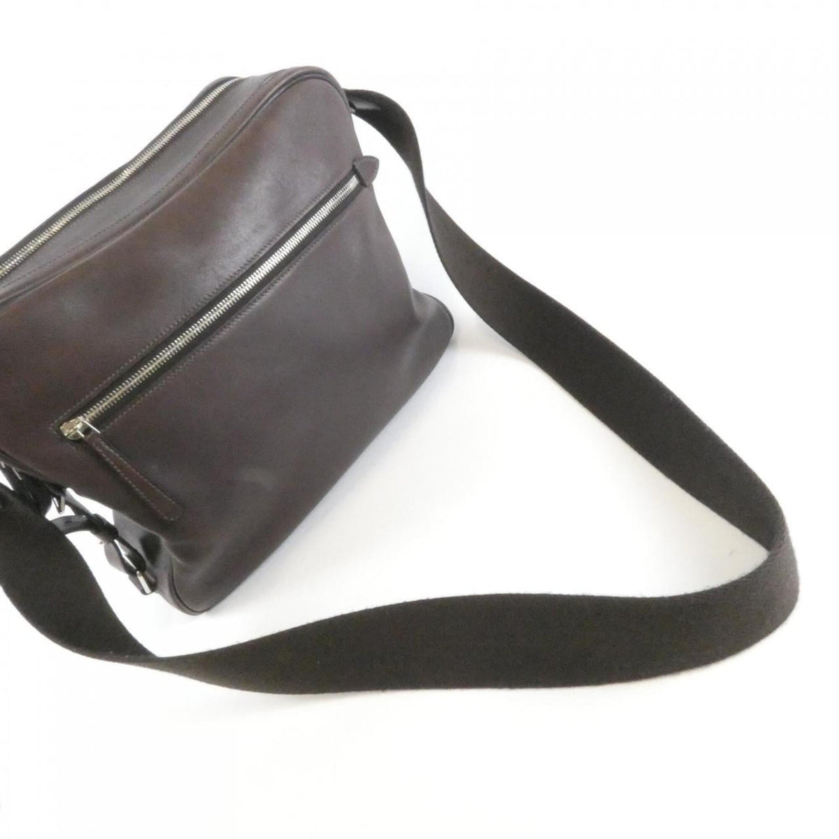 Hermes Brown Evergrain Leather Shoulder Bag (Pre-Owned)