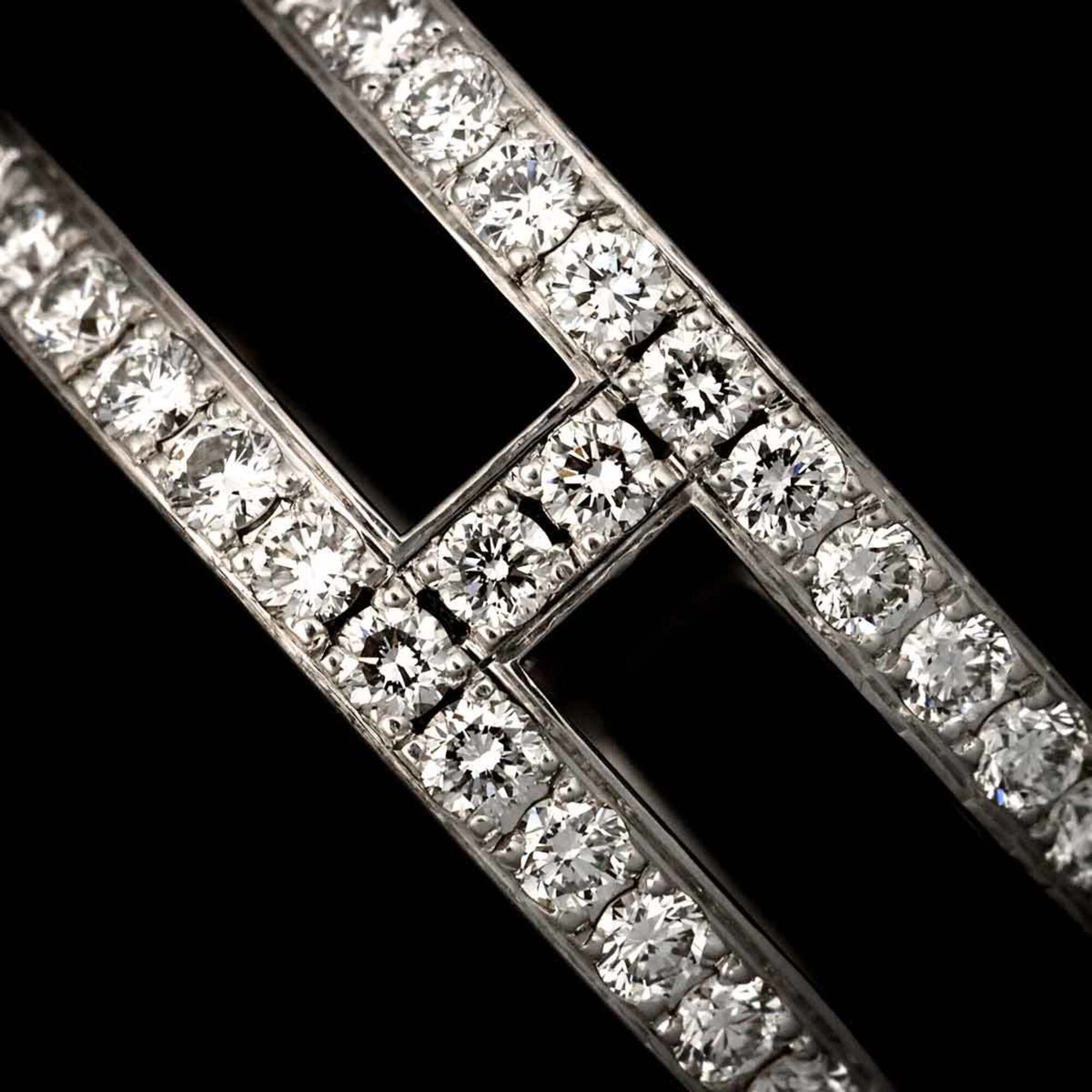 Hermes White Gold (18K) Band Ring (Pre-Owned)