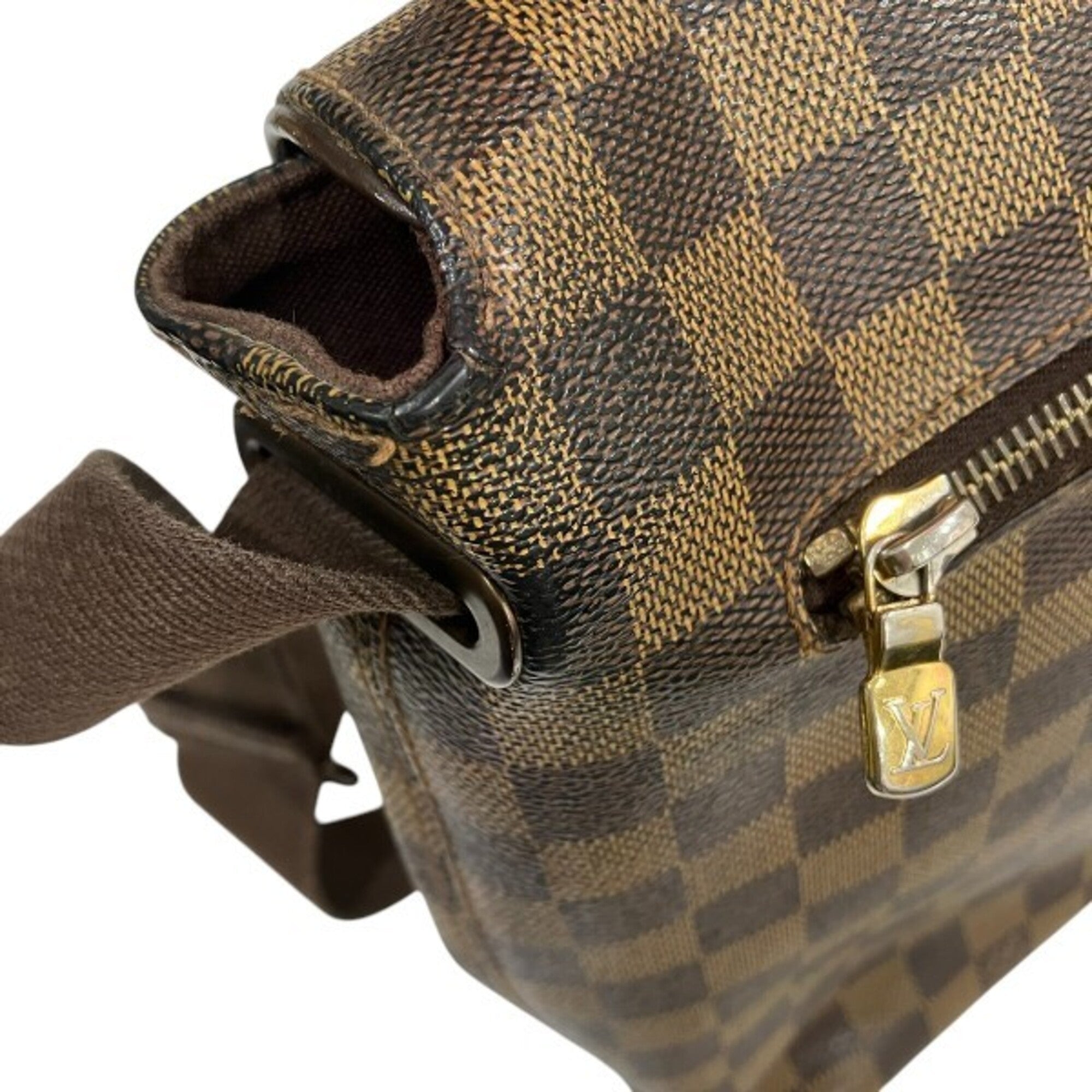 Louis Vuitton Brown Handbag Shoulder Bag (Pre-Owned)