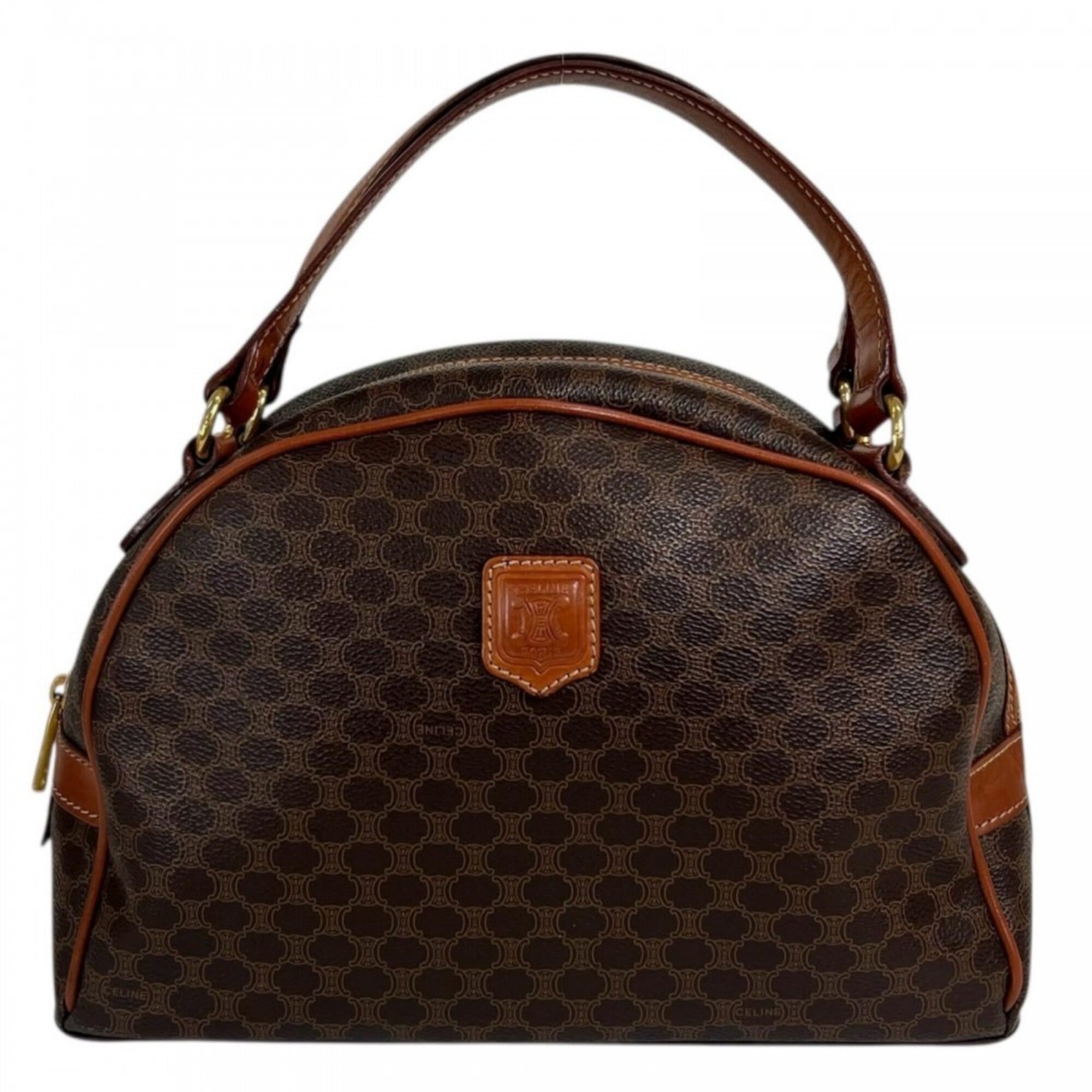 Celine Brown Leather Shoulder Bag (Pre-Owned)