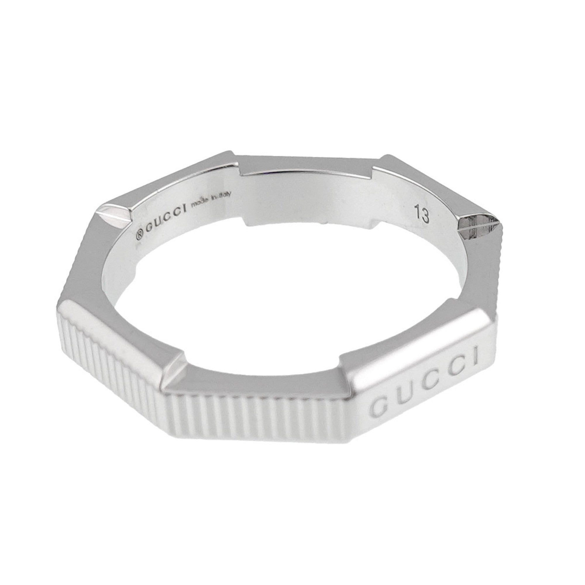 Gucci White Gold (18K) Band Ring (Pre-Owned)