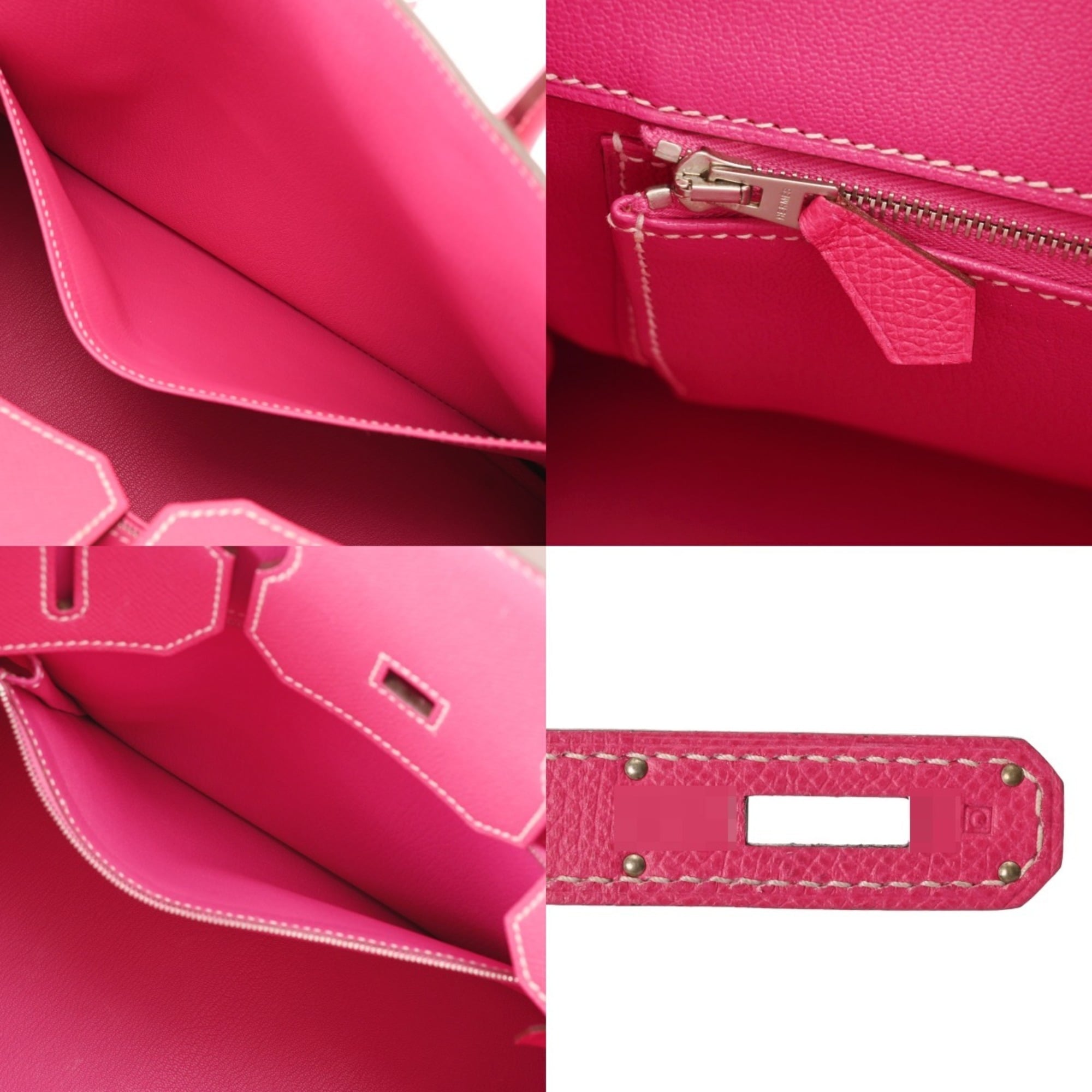 Hermes Birkin Rose Tyrien Leather Handbag (Pre-Owned)