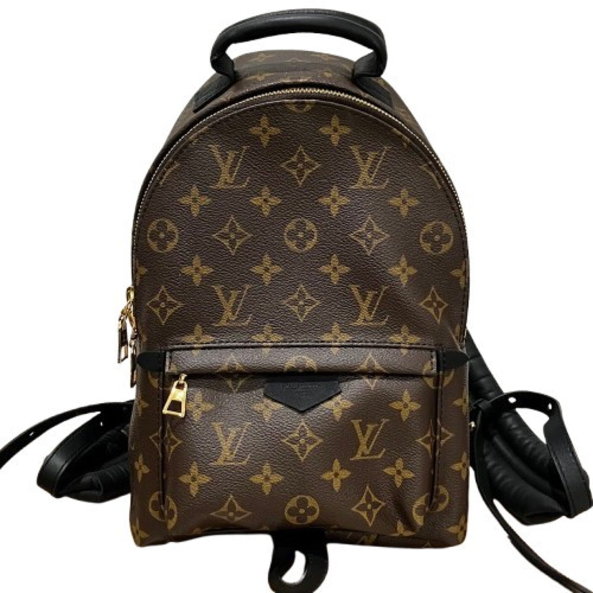 Louis Vuitton Black Brown Pvc Backpack (Pre-Owned)