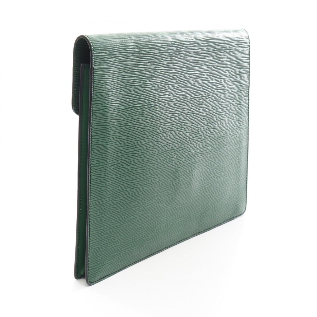 Louis Vuitton Borneo Green Green Epi Leather Clutch Bag (Pre-Owned)
