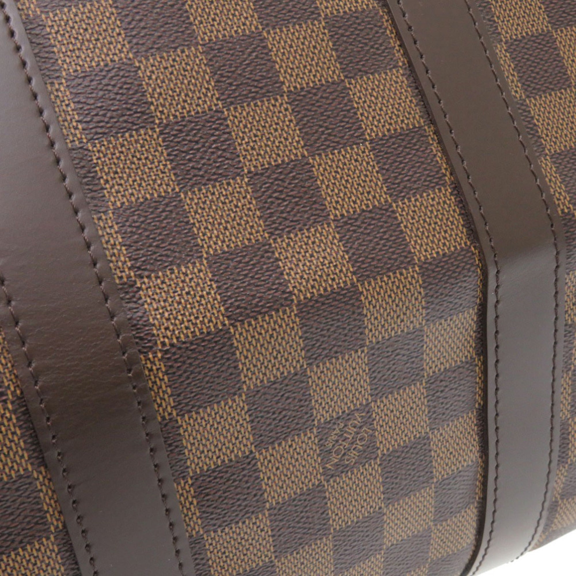 Louis Vuitton Brown Damier Canvas Boston Bag (Pre-Owned)
