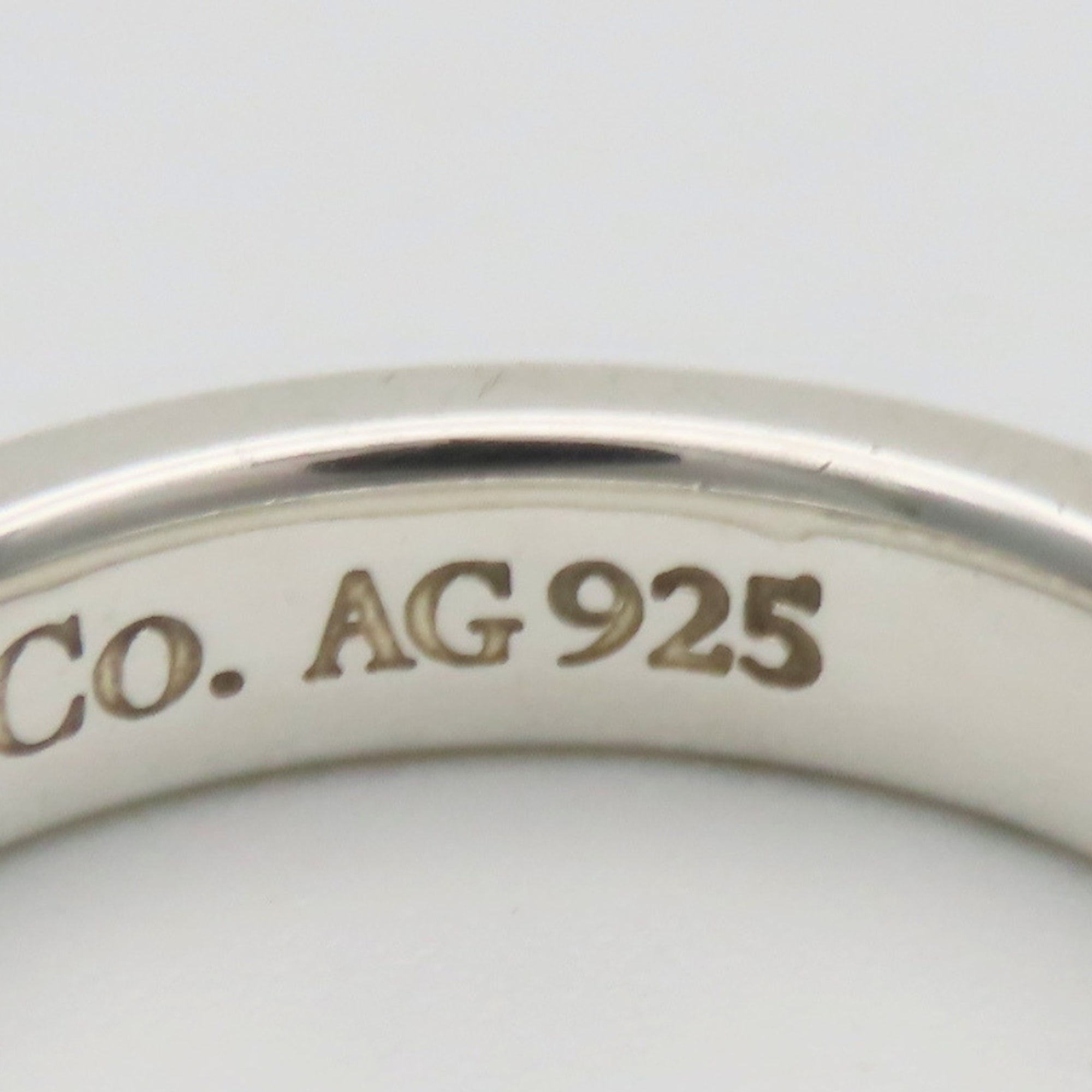Tiffany Silver Silver 925 Band Ring (Pre-Owned)