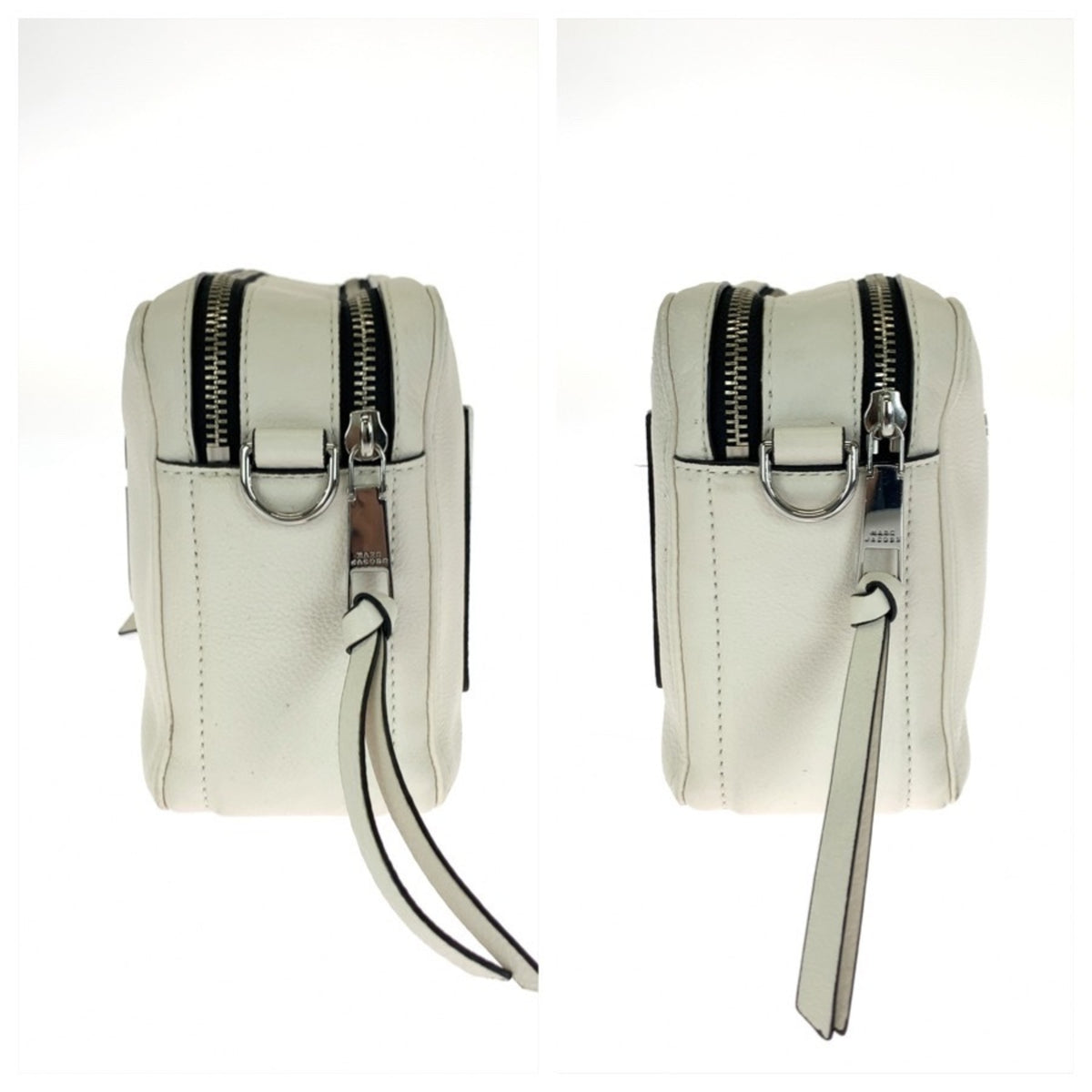 Marc Jacobs White Leather Clutch Bag Shoulder Bag (Pre-Owned)