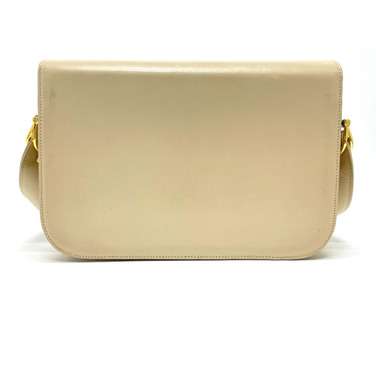 Celine Beige Leather Shoulder Bag (Pre-Owned)