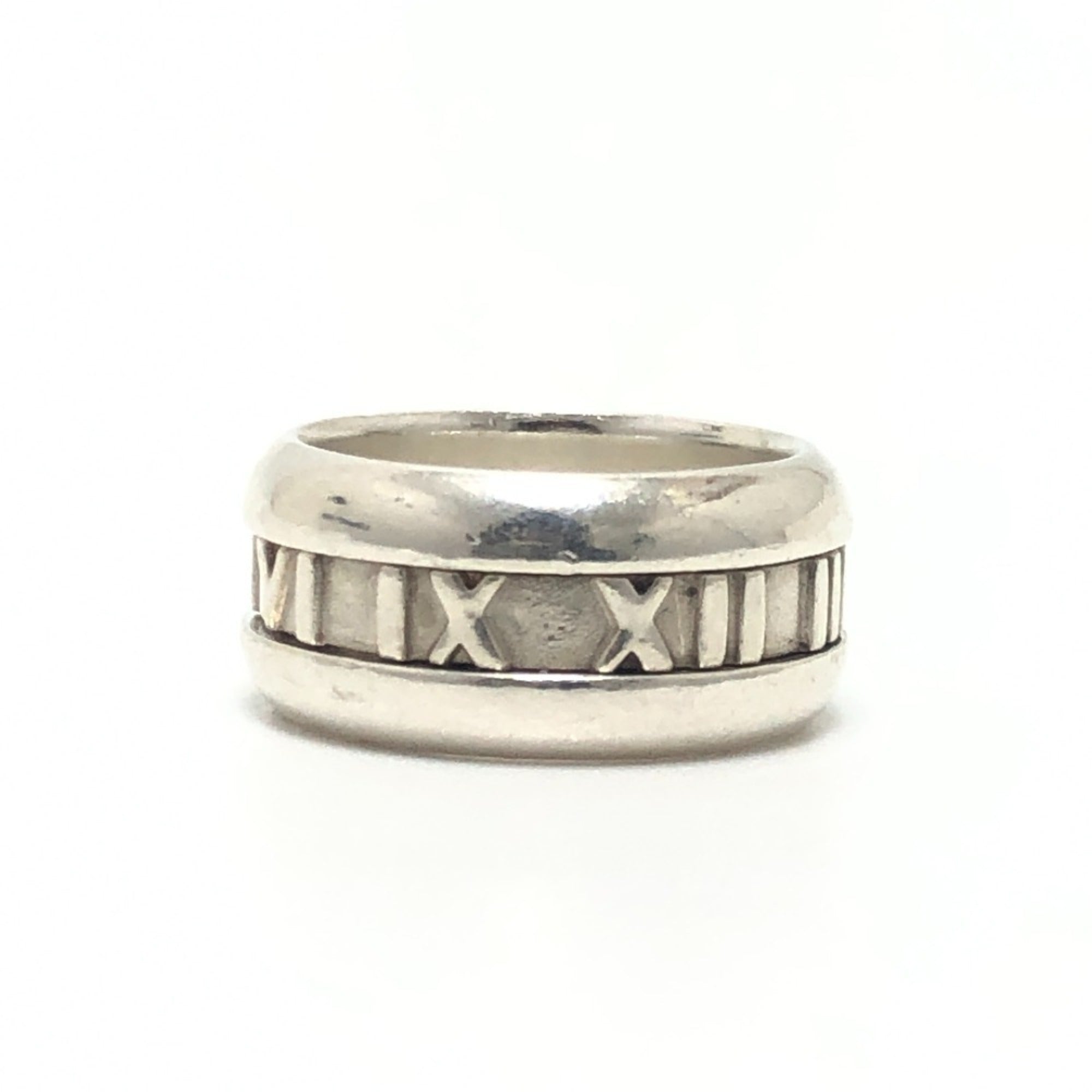 Tiffany Silver Silver 925 Band Ring (Pre-Owned)
