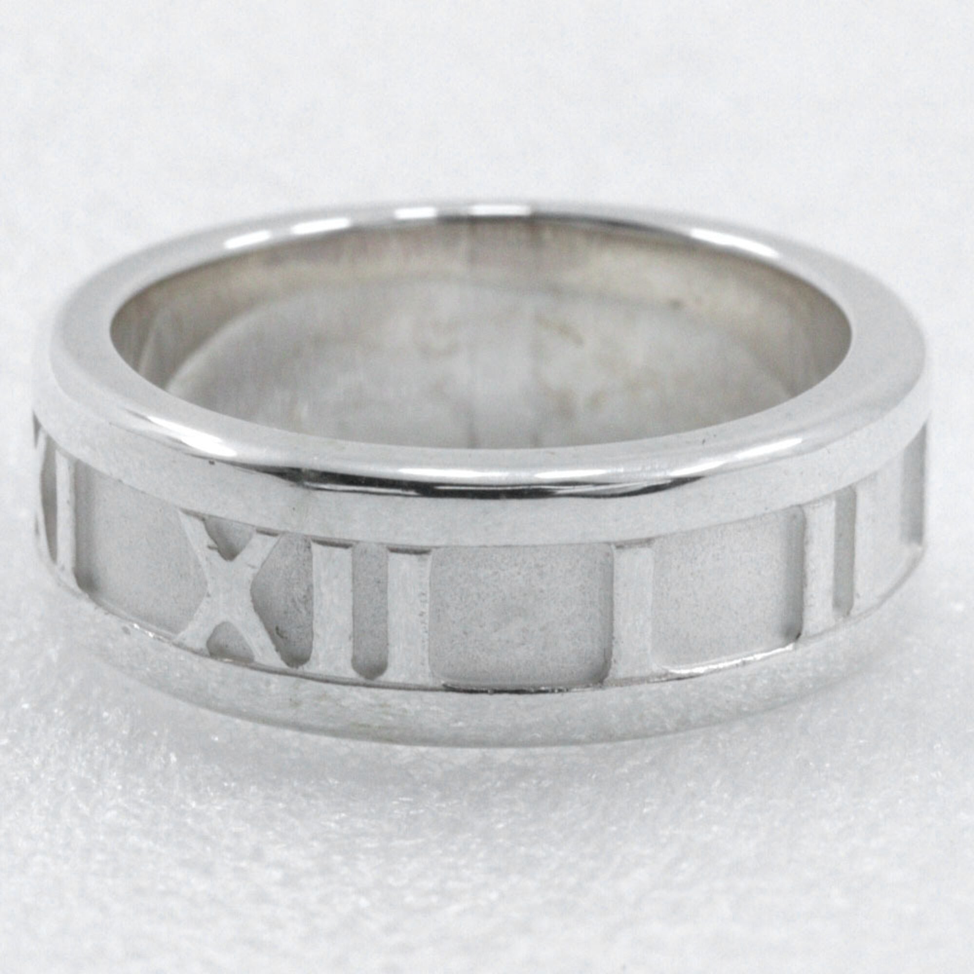 Tiffany Atlas Silver 925 Band Ring (Pre-Owned)