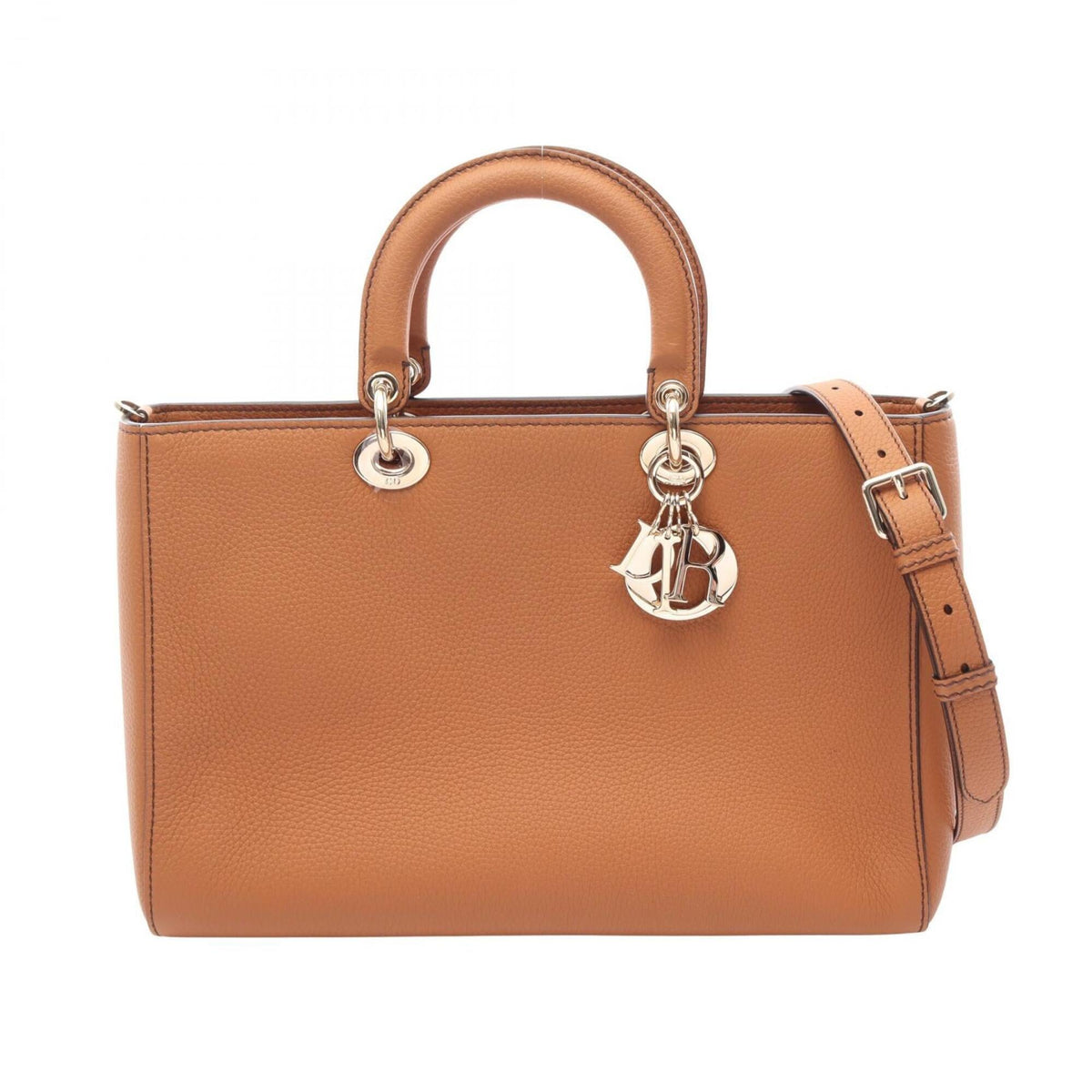Christian Dior Brown Leather Handbag (Pre-Owned)