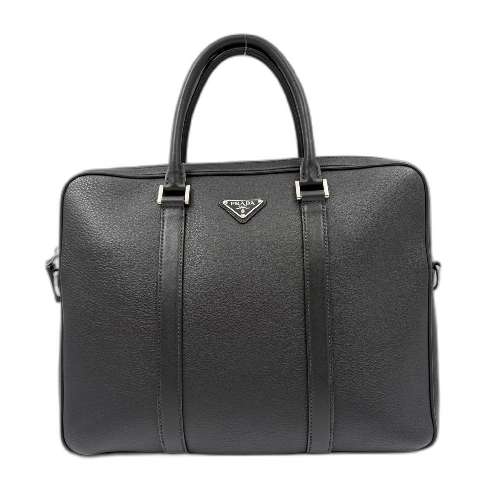 Prada Black Handbag Shoulder Bag (Pre-Owned)