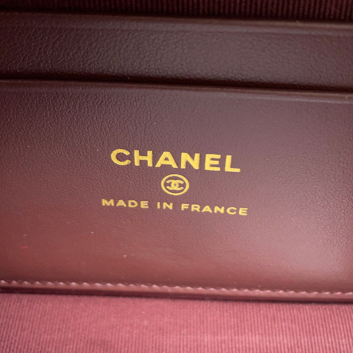 Chanel Black Grained Calfskin Shoulder Bag