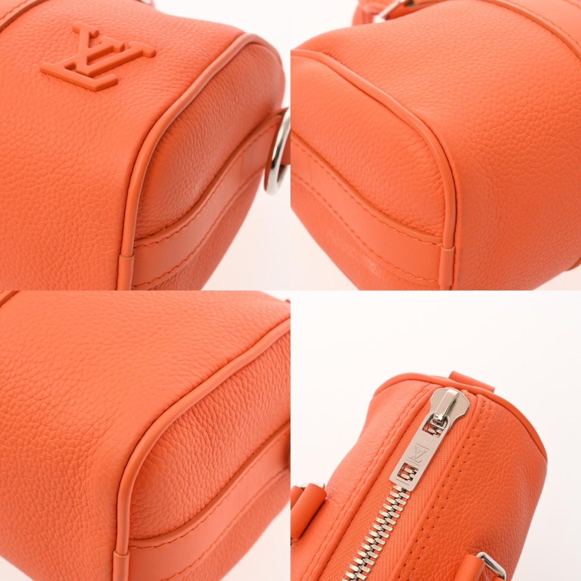 Louis Vuitton Orange Leather Handbag (Pre-Owned)