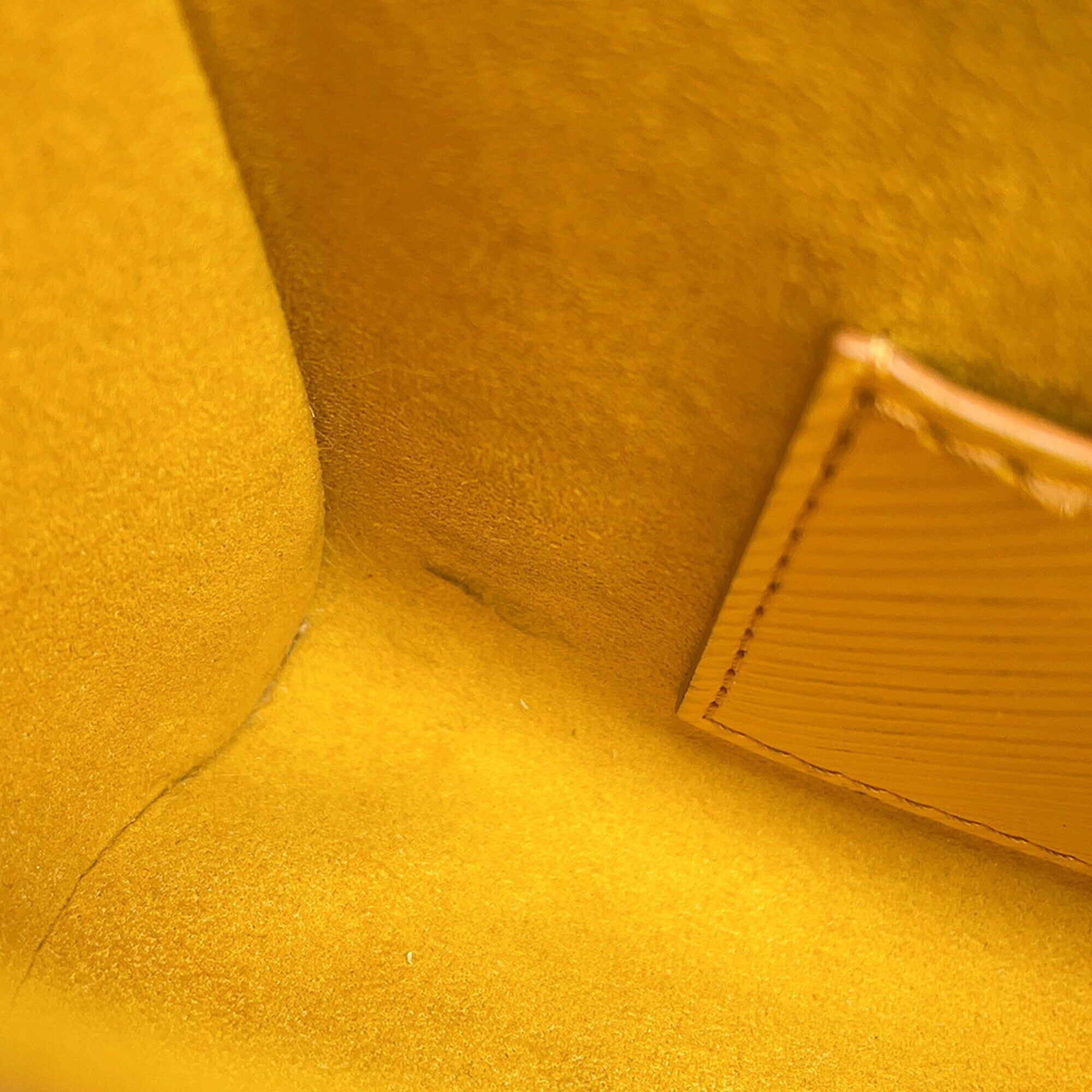 Louis Vuitton Yellow Epi Leather Handbag Shoulder Bag (Pre-Owned)