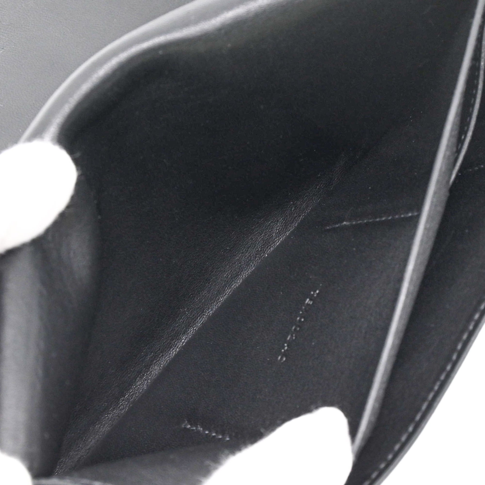 Hermes Black Evercalf Leather Wallet (Bi-Fold) (Pre-Owned)