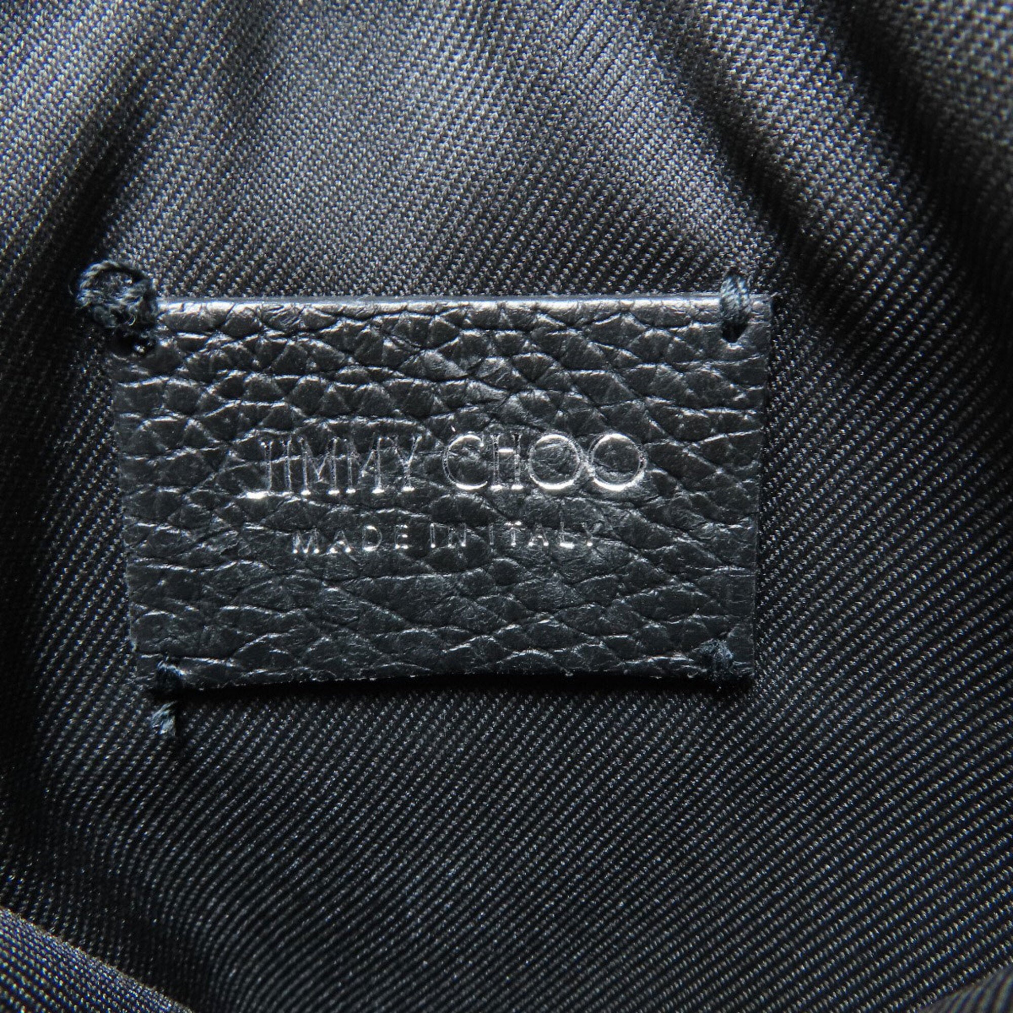 Jimmy Choo Black Leather Shoulder Bag (Pre-Owned)