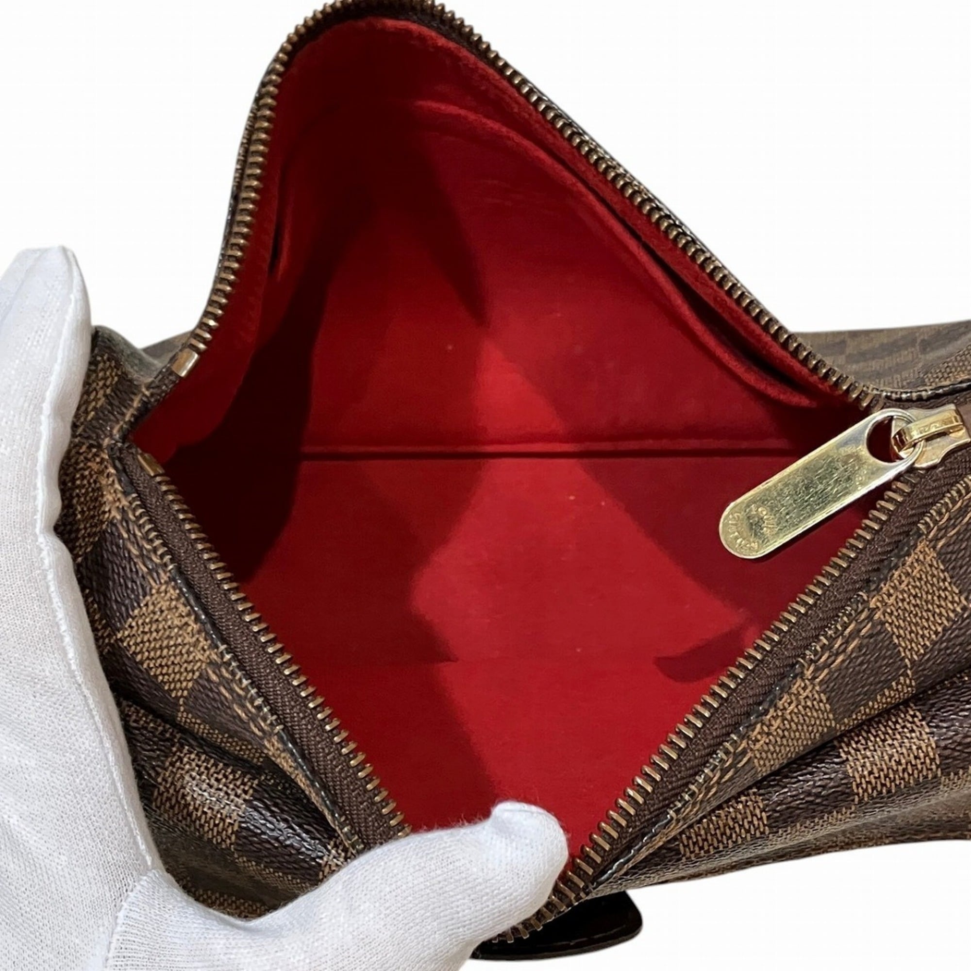 Louis Vuitton Brown Damier Canvas Galle Shoulder Bag (Pre-Owned)