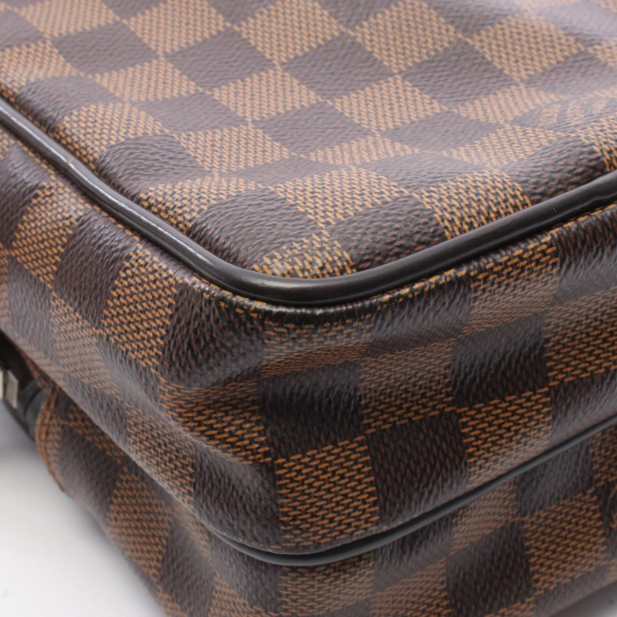 Louis Vuitton Black Brown Multi-Color Coated Canvas Leather Handbag Shoulder Bag (Pre-Owned)
