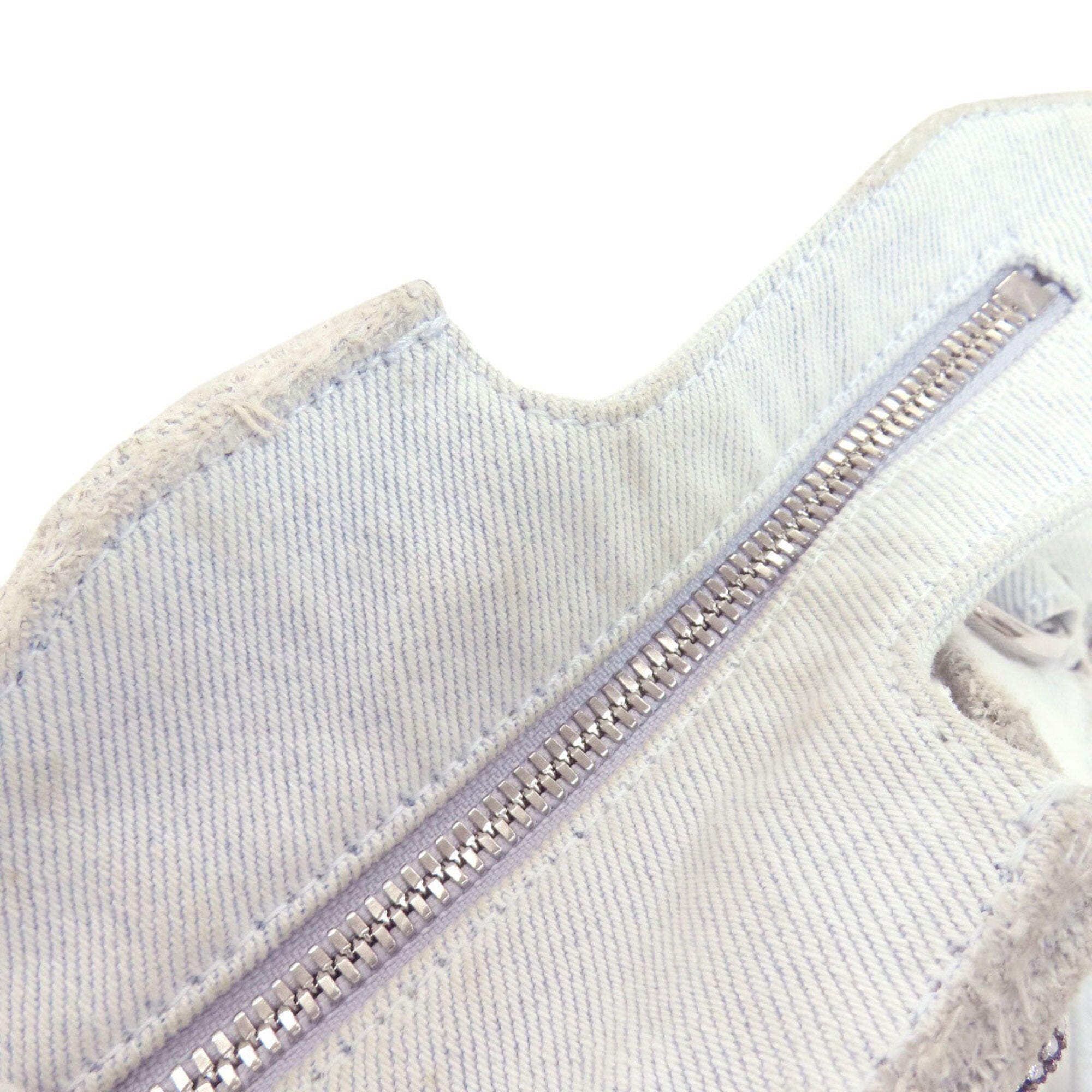 Balenciaga Light Blue Denim Handbag Pouch (Pre-Owned)