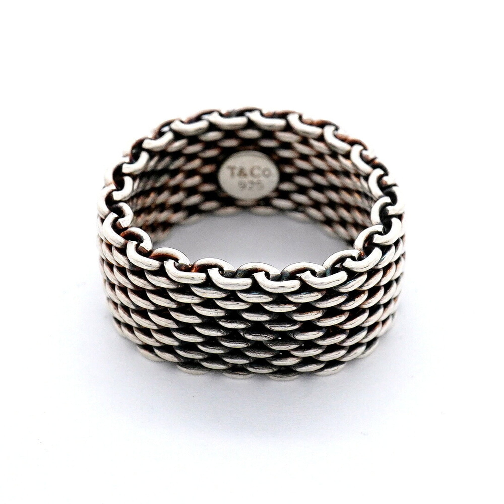 Tiffany Silver 925 Band Ring (Pre-Owned)