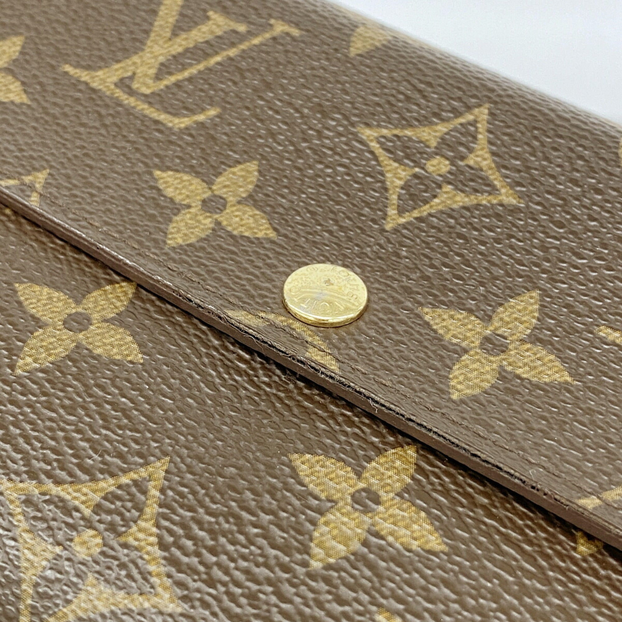 Louis Vuitton Brown Long Wallet (Bi-Fold) (Pre-Owned)