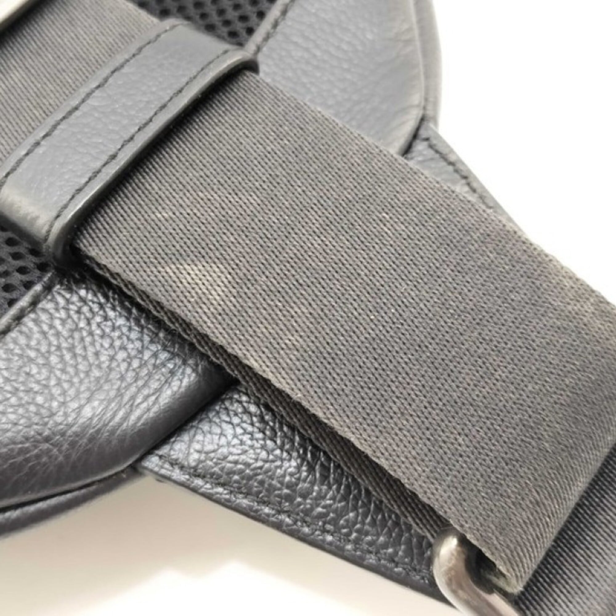 Coach Black Blue Leather Shoulder Bag Sling Bag (Pre-Owned)