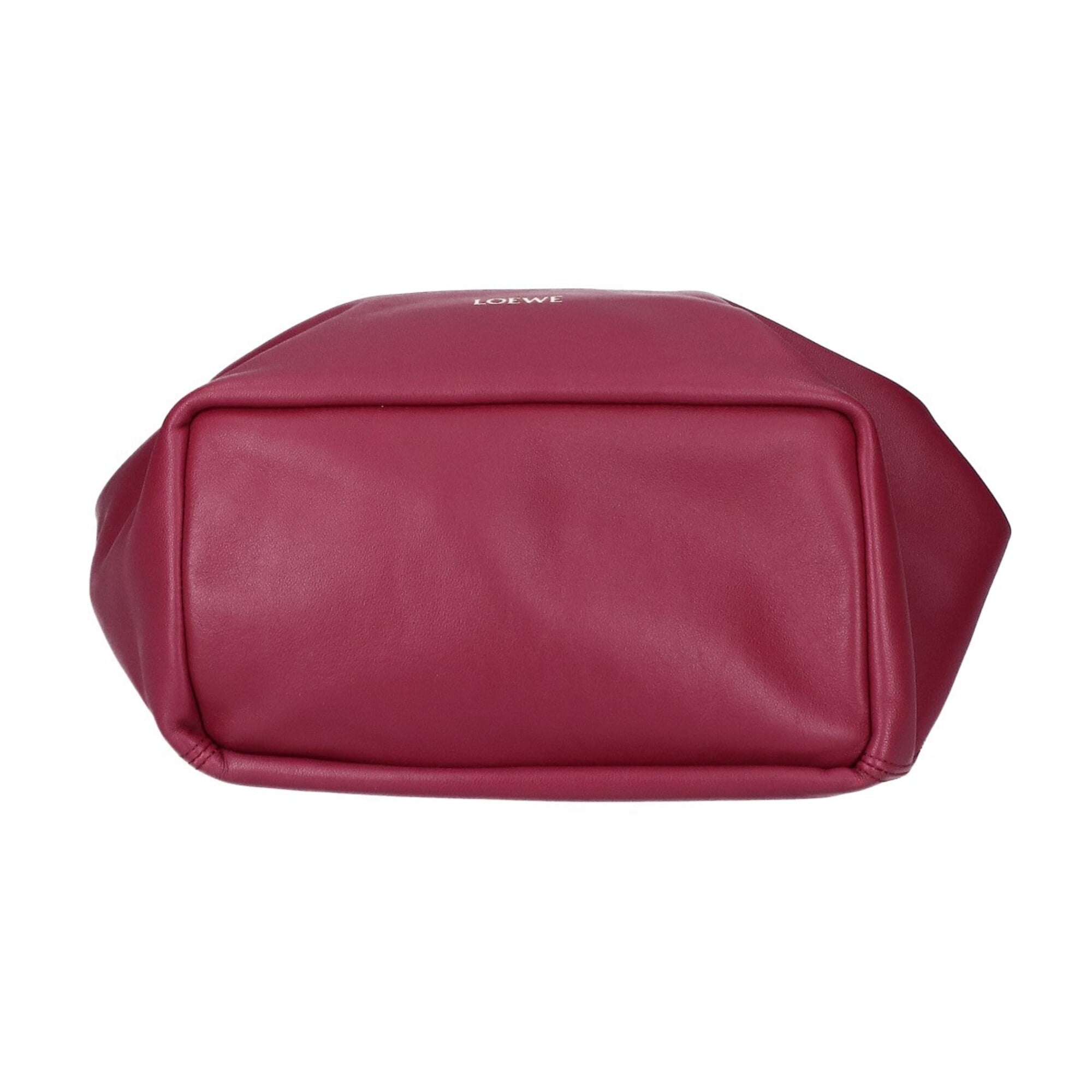Loewe Burgundy Leather Handbag (Pre-Owned)