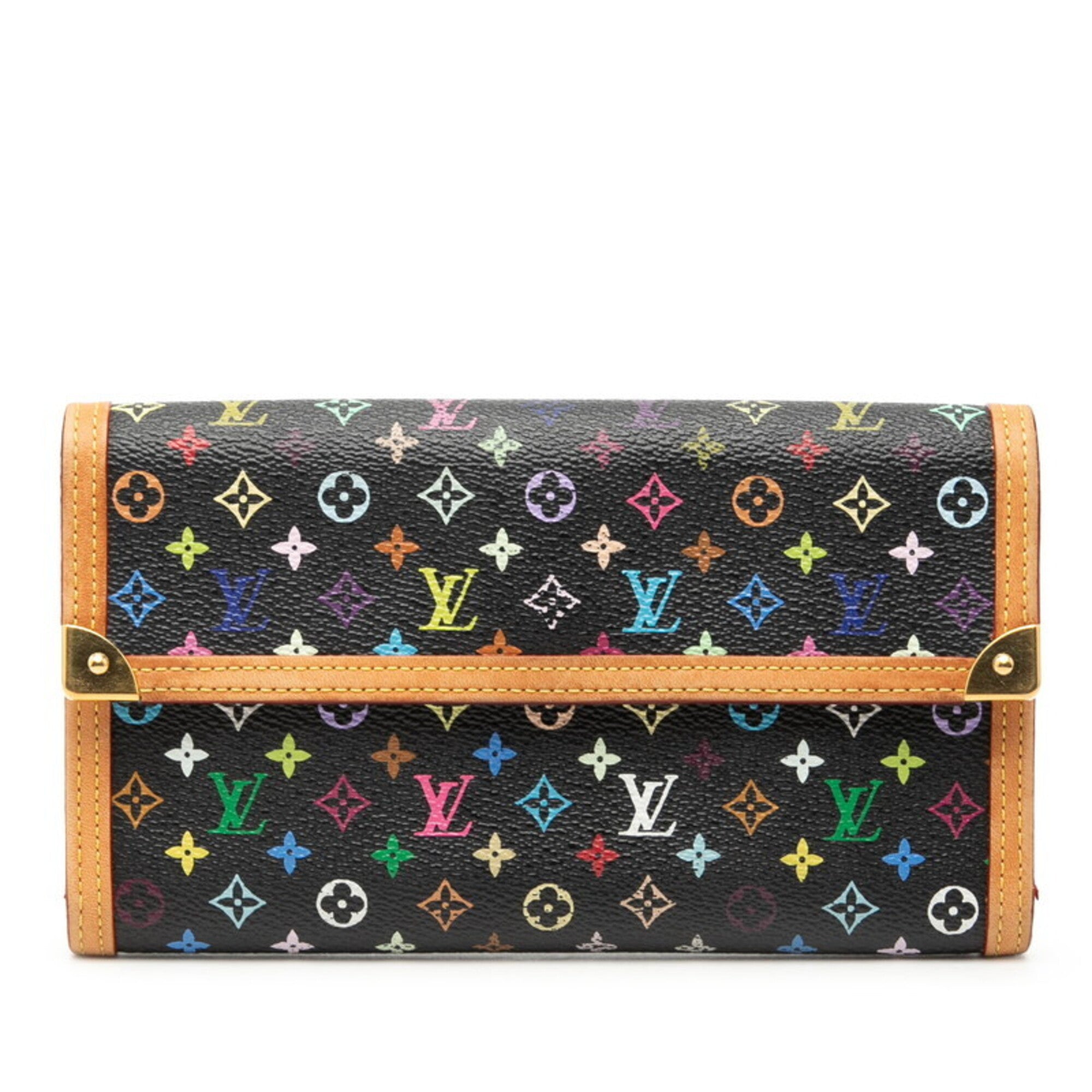 Louis Vuitton Black Multi-Color Noir Pvc Leather (Pre-Owned)