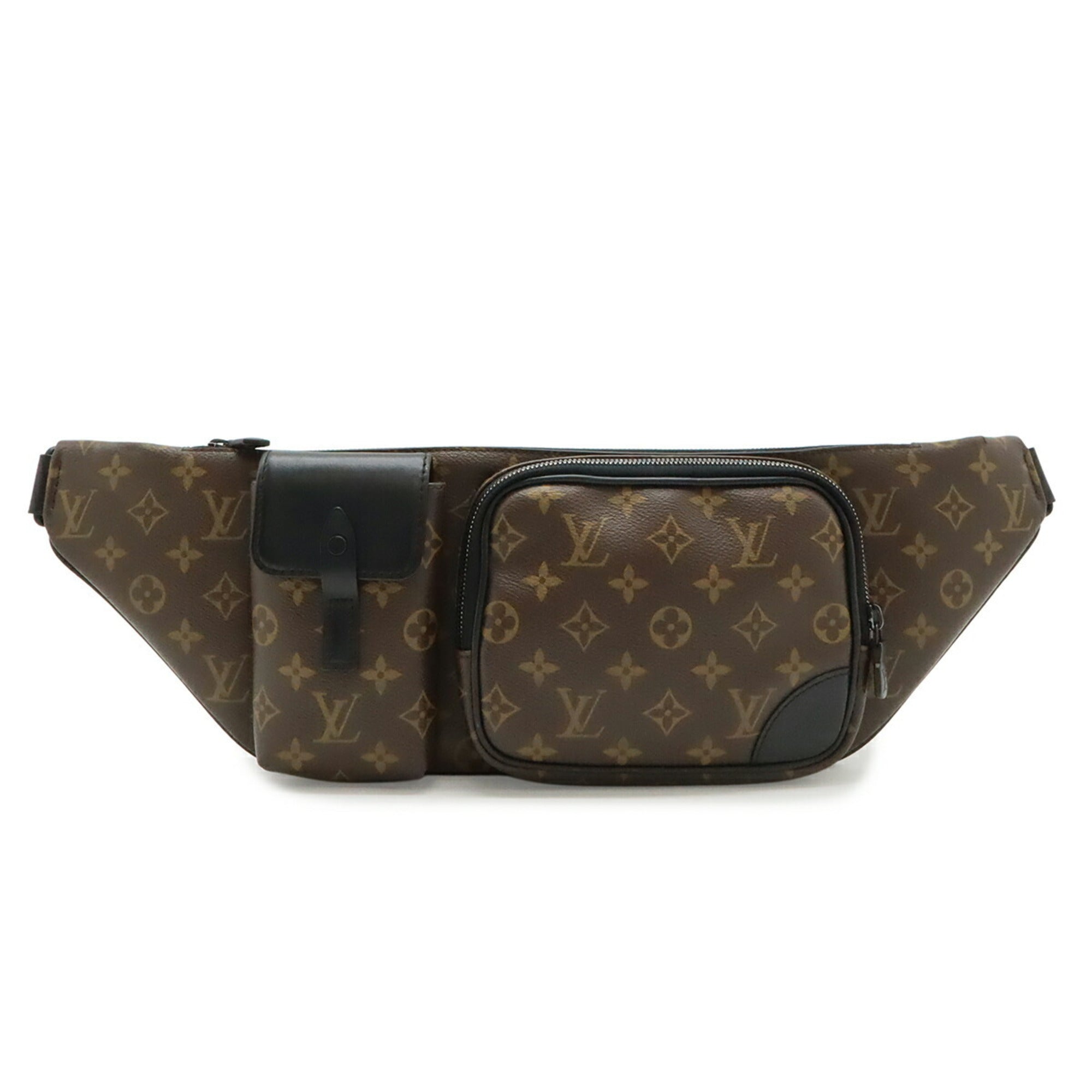 Louis Vuitton Black Brown Monogram Monogram Shoulder Bag Sling Bag (Pre-Owned)