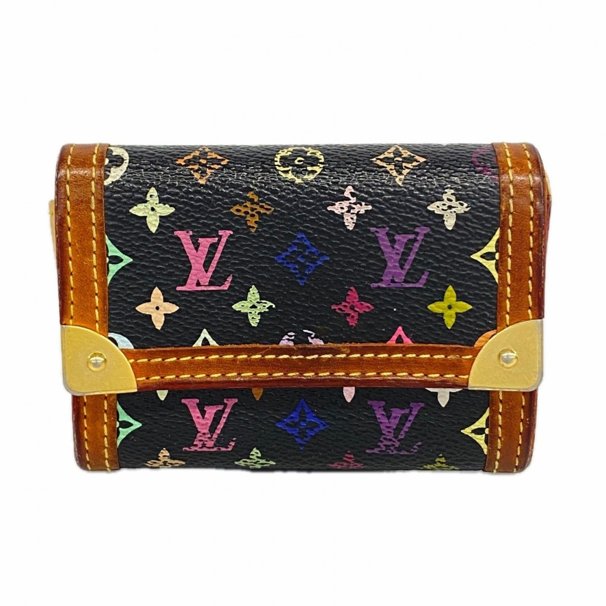 Louis Vuitton Noir Coin Purse/Coin Case (Pre-Owned)