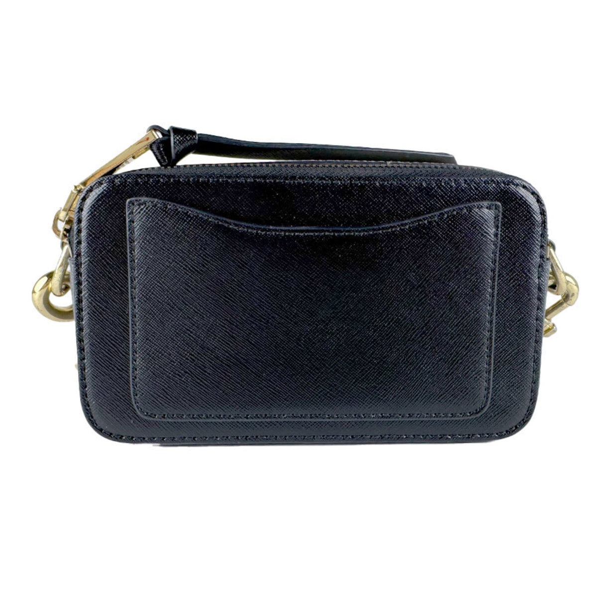 Marc Jacobs Black Gray Ivory Coated Canvas Shoulder Bag (Pre-Owned)