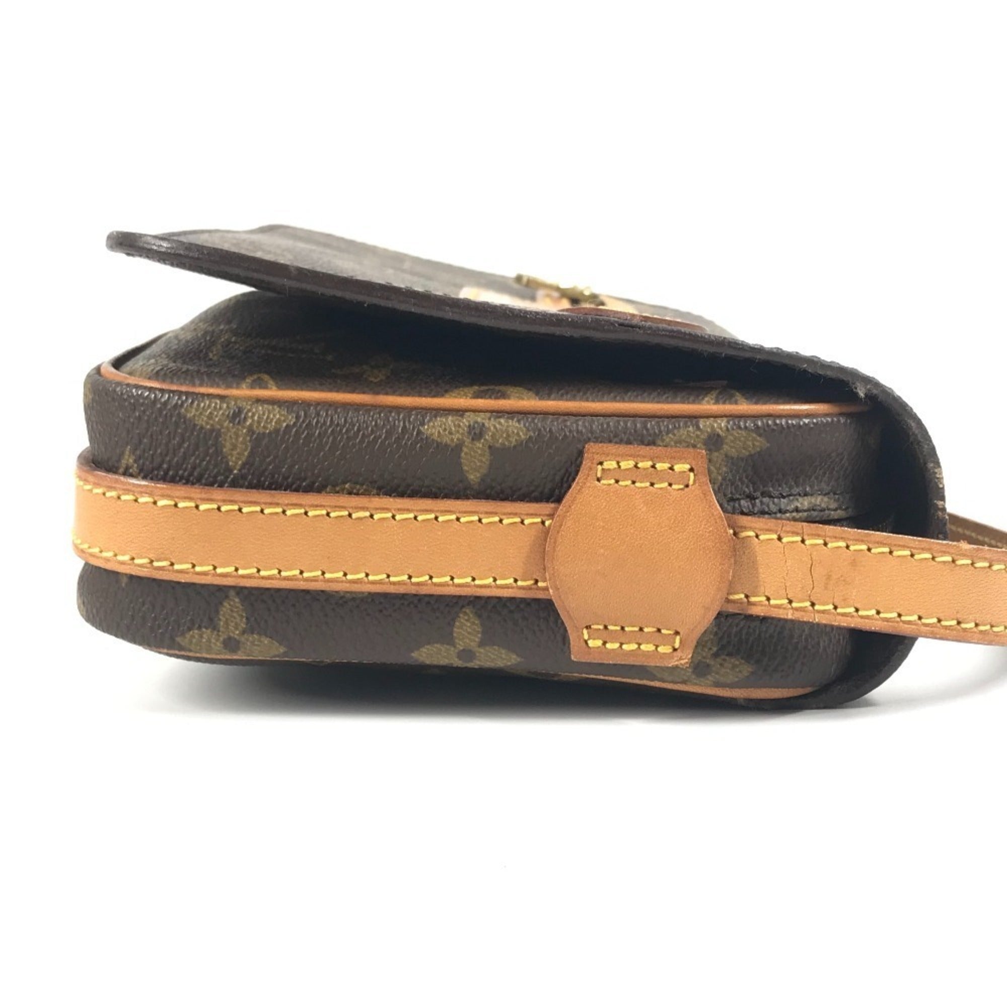 Louis Vuitton Brown Monogram Canvas Pochette Shoulder Bag (Pre-Owned)