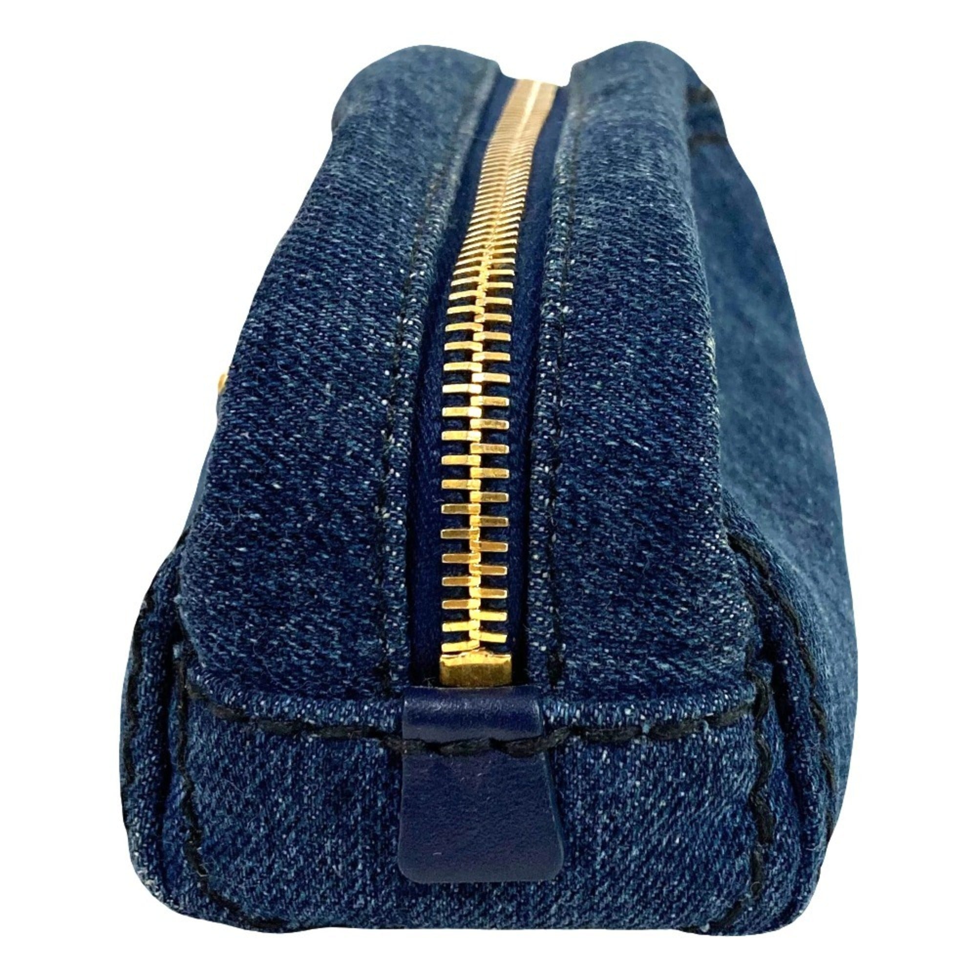 Prada Denim Pouch (Pre-Owned)