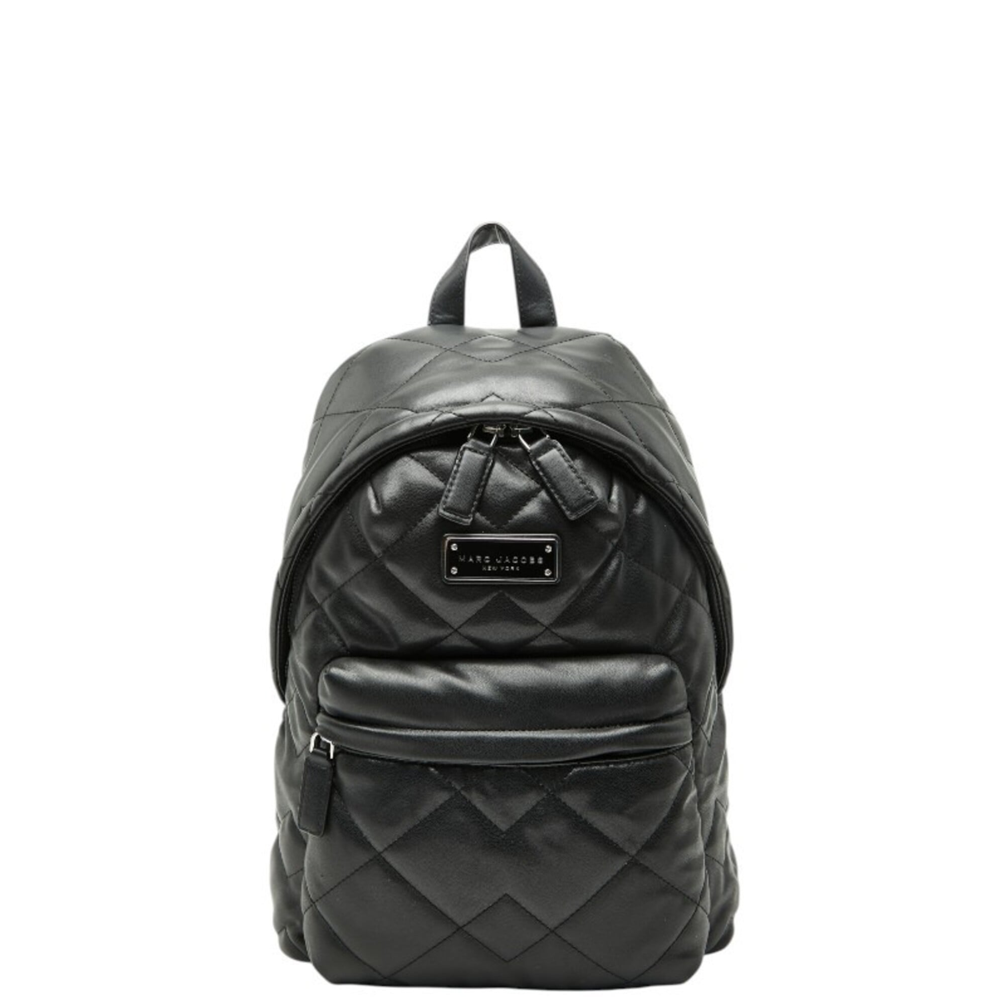 Marc Jacobs Black Quilting Backpack (Pre-Owned)