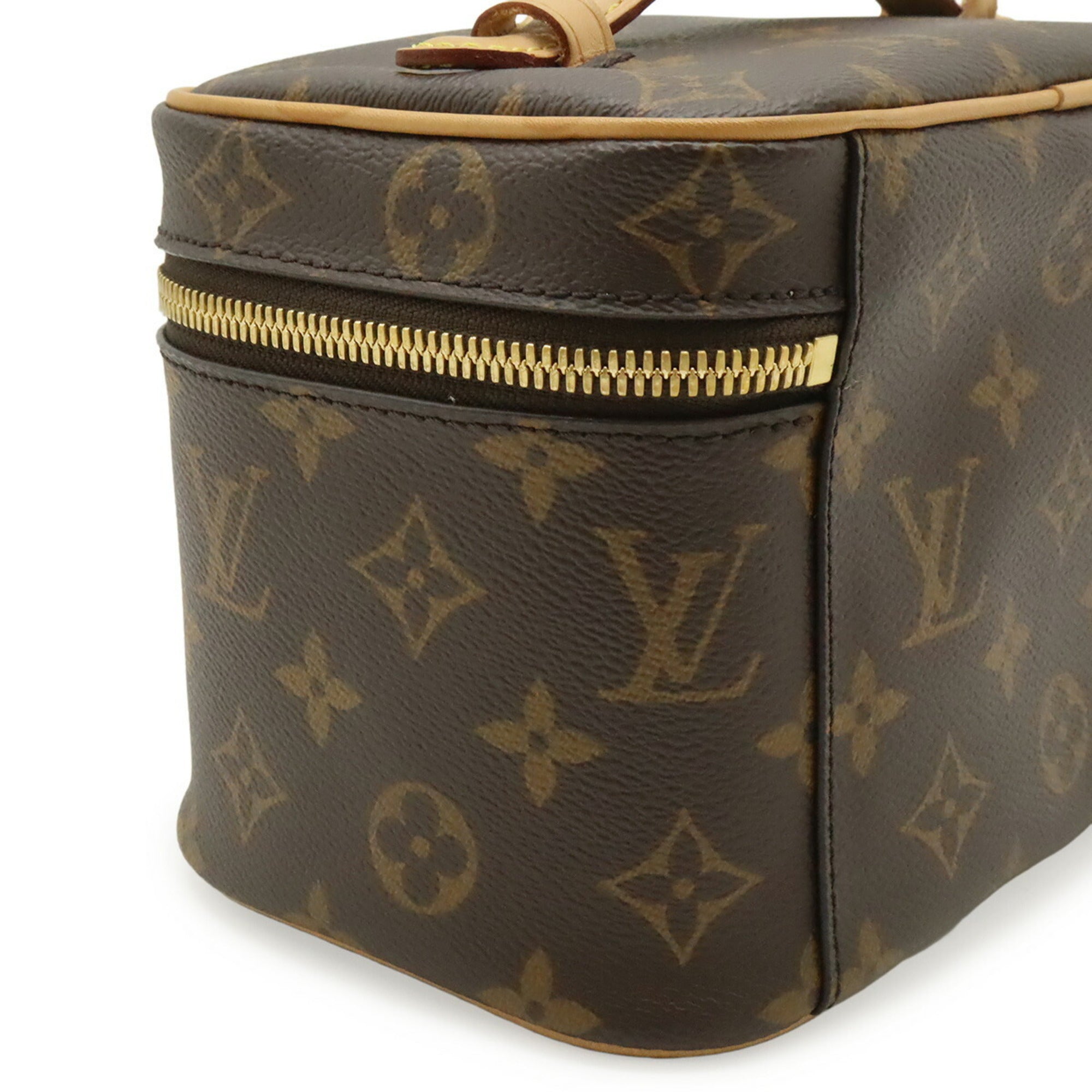 Louis Vuitton Brown Monogram White Monogram Handbag Pouch (Pre-Owned)