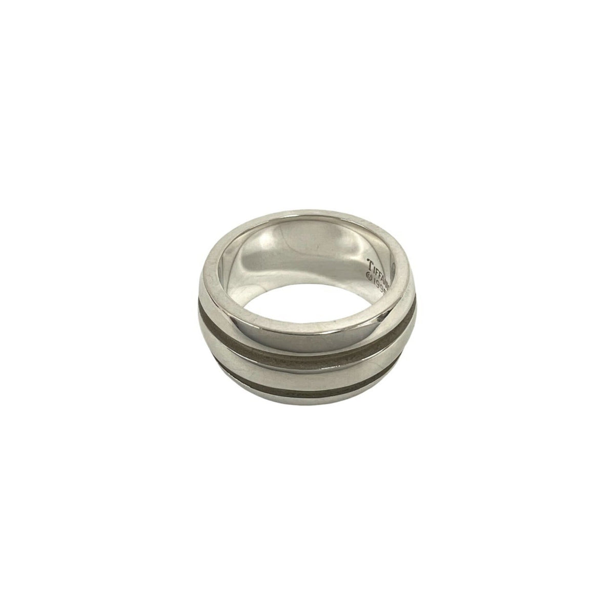 Tiffany Silver Silver 925 Band Ring (Pre-Owned)